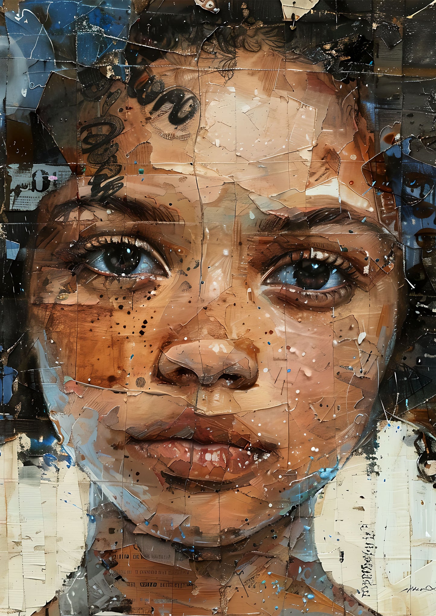 Savanna Fragments Poster Print
