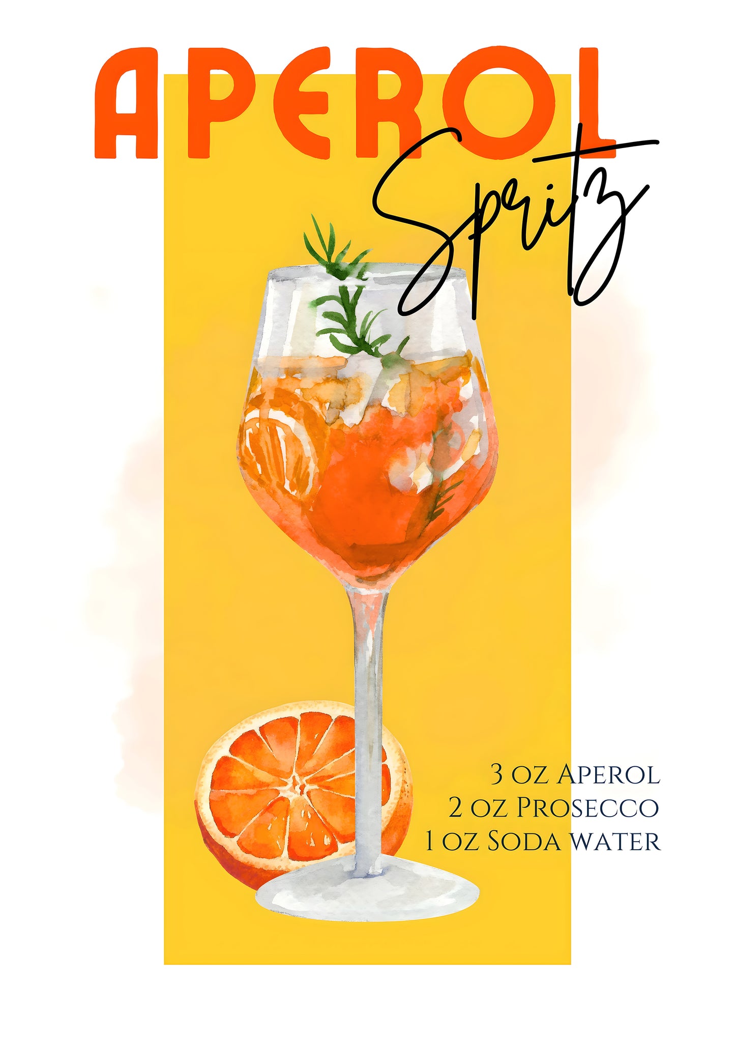 Aperol Spritz Poster Print