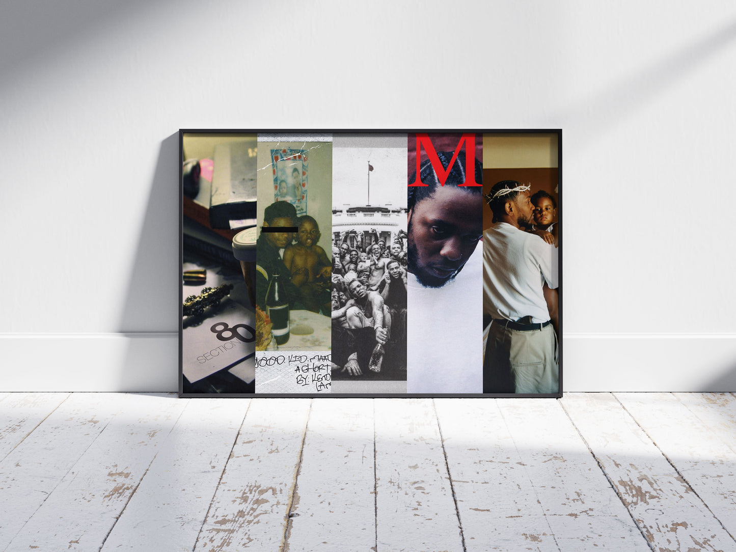 Kendrick Lamar Poster - Kendrick Lamar Album Covers Poster Print