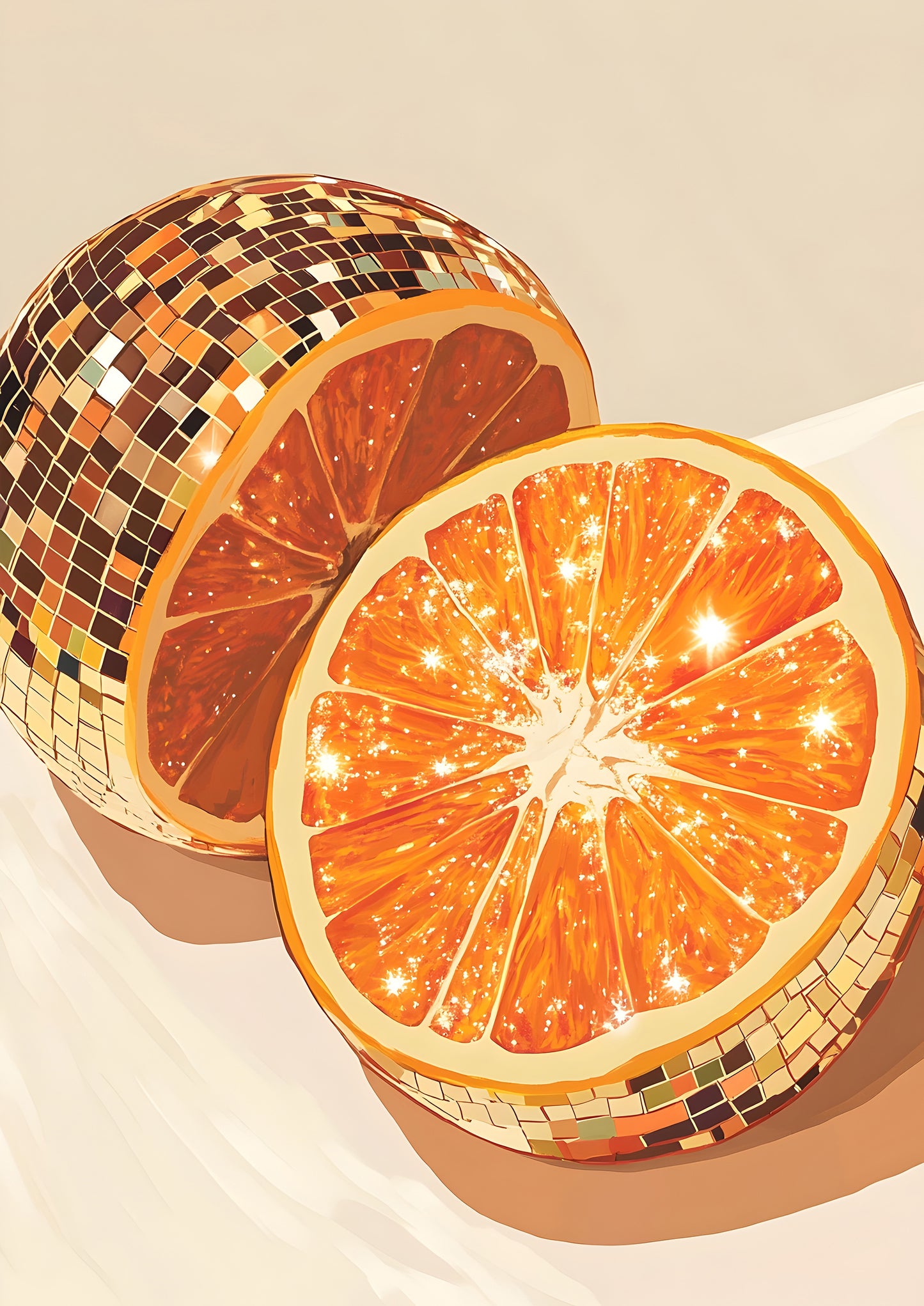 Tangerine Twinkle Poster Print