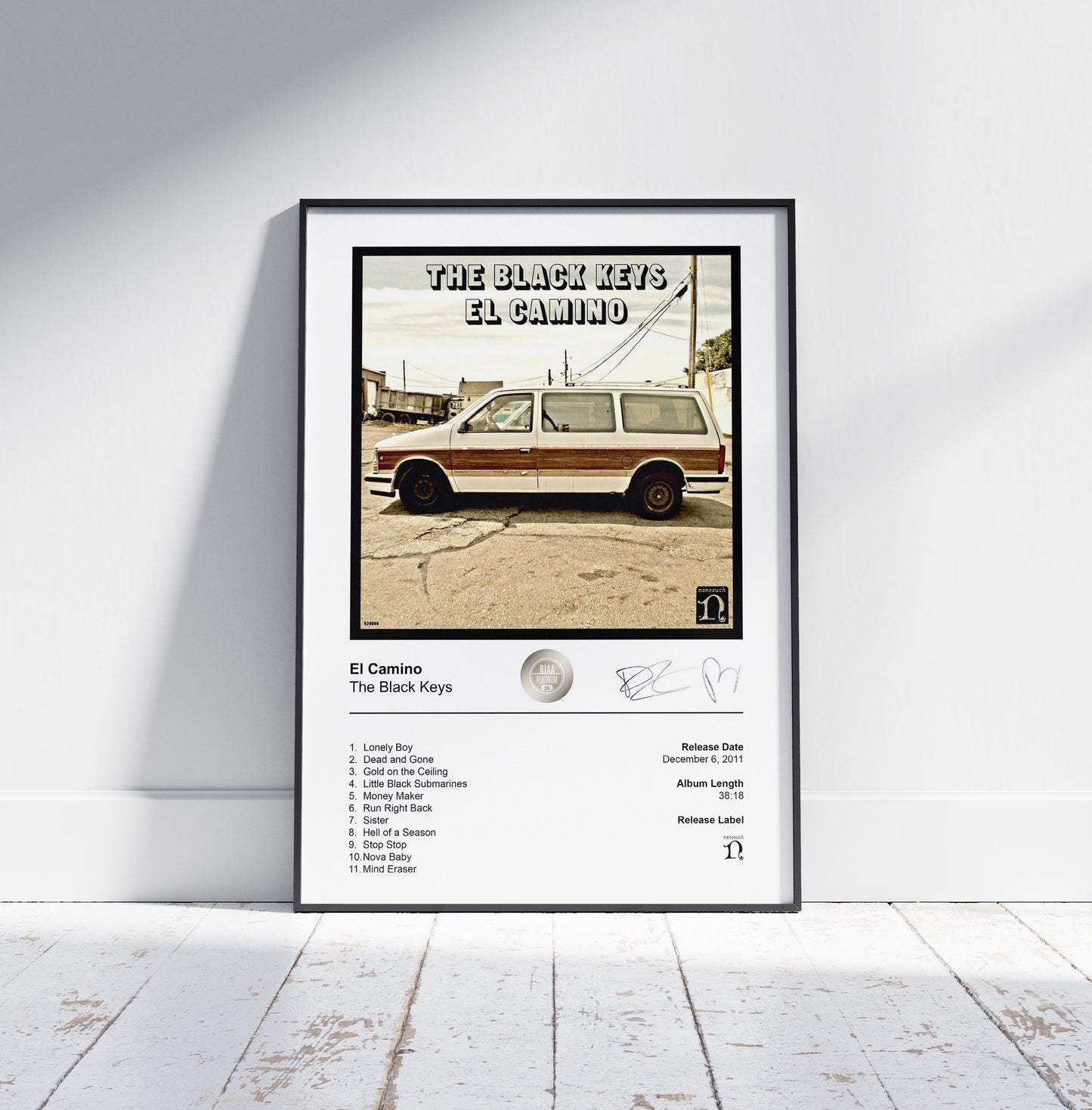 The Black Keys Poster - El Camino Album Cover Poster Print