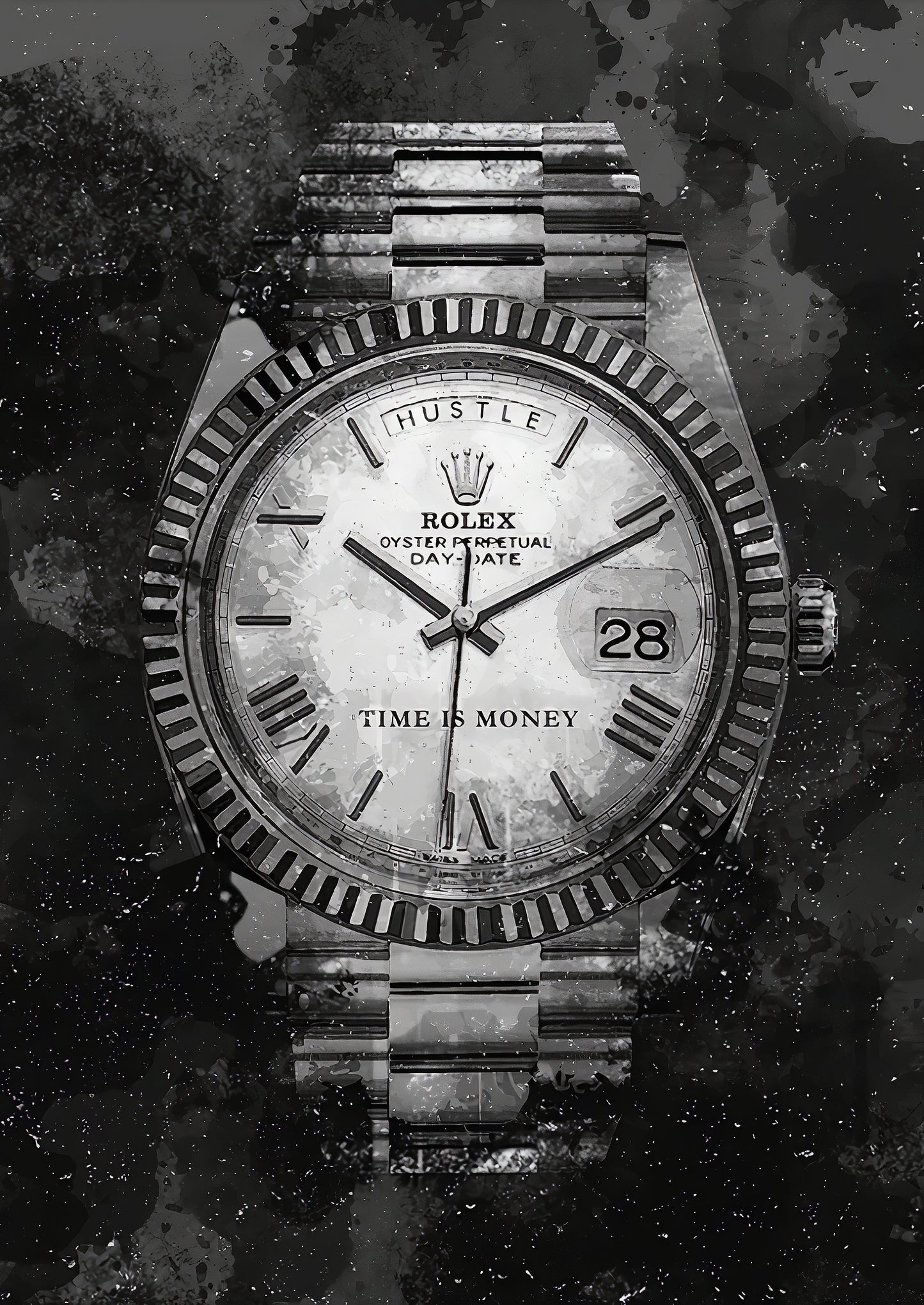 Rolex - Time is Money Poster Print
