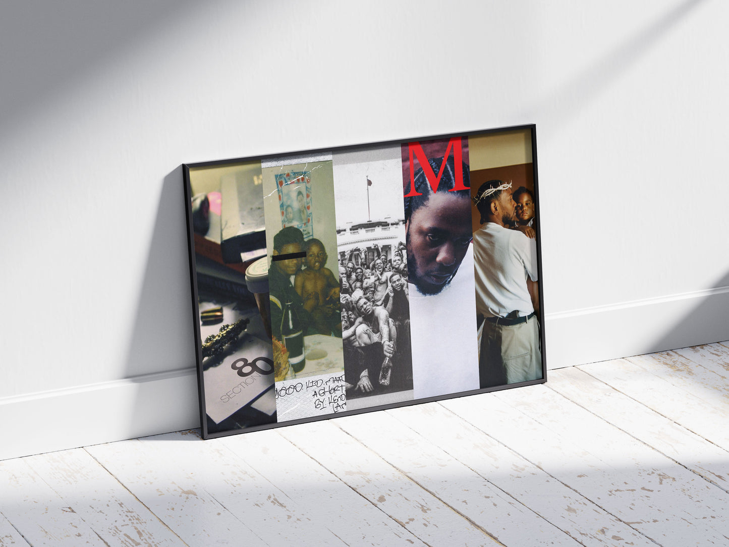 Kendrick Lamar Poster - Kendrick Lamar Album Covers Poster Print
