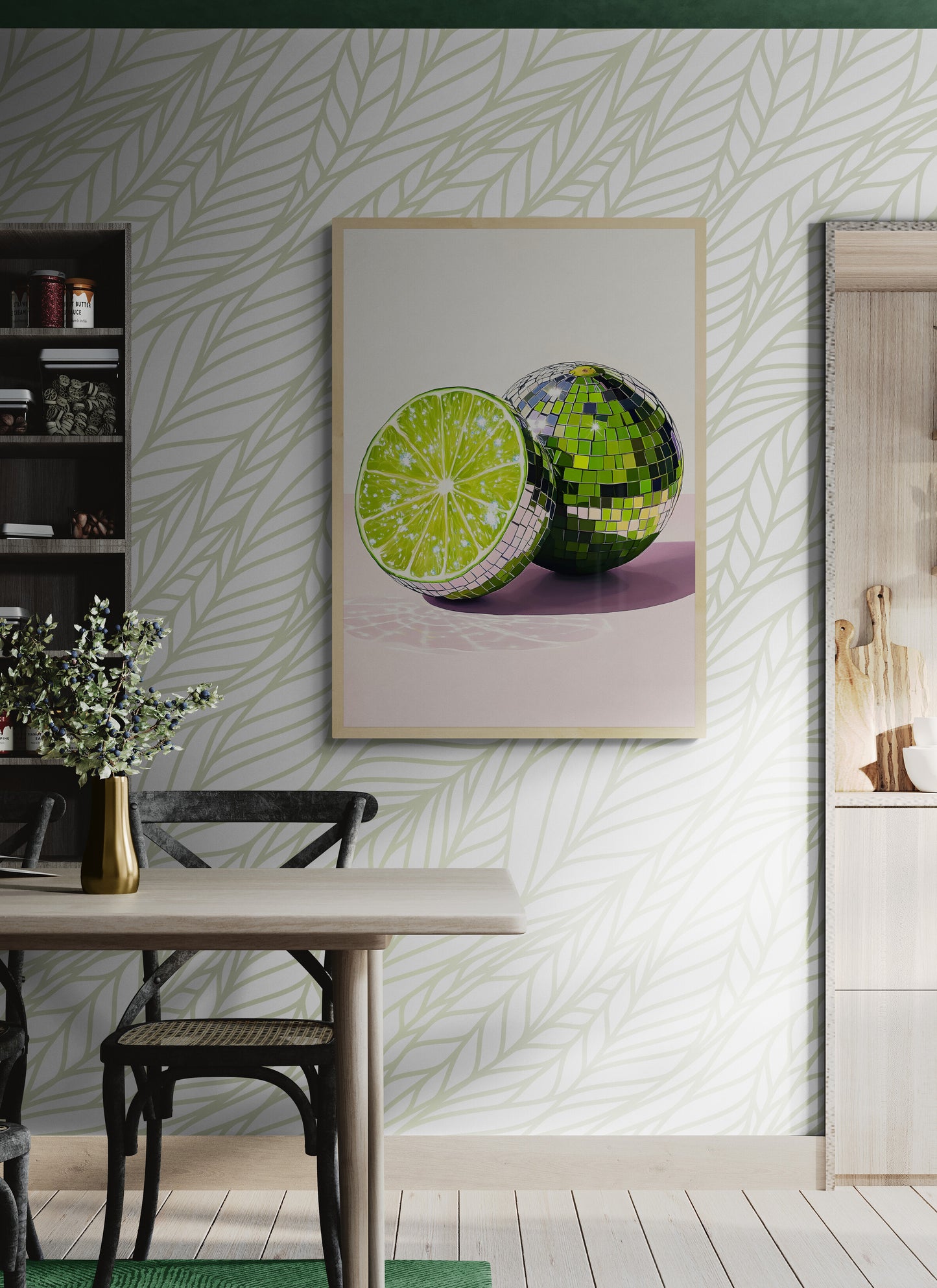 Citrus Glitz Poster Print