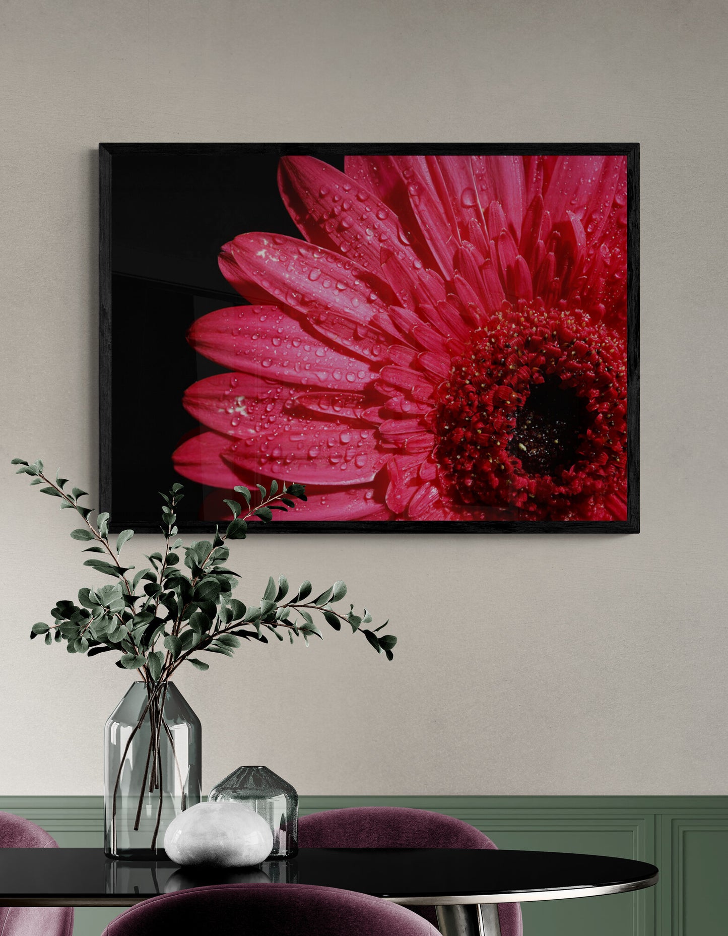 Petal After Rain Poster Print