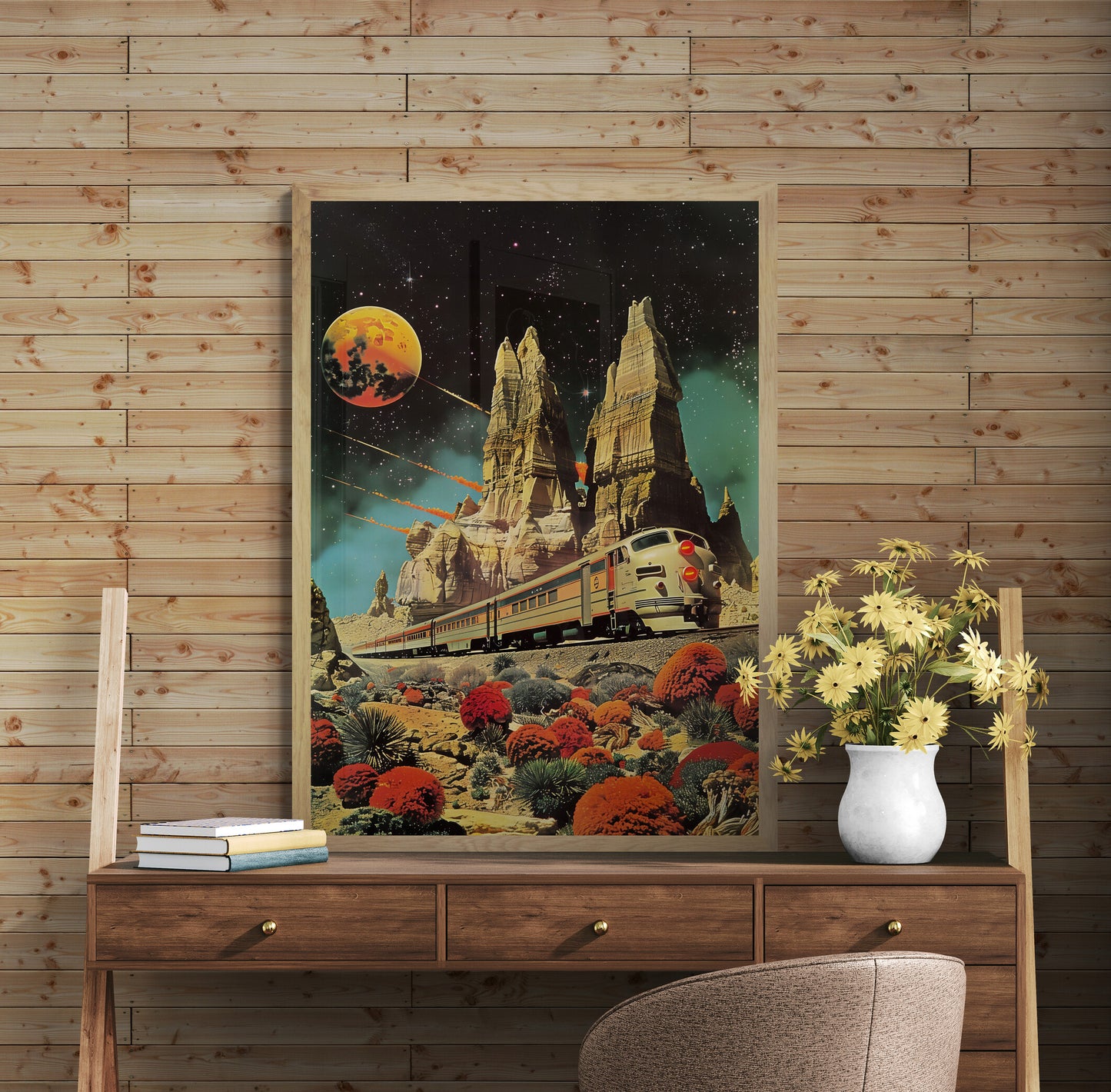West of the Moon, East of the Canyons Poster Print