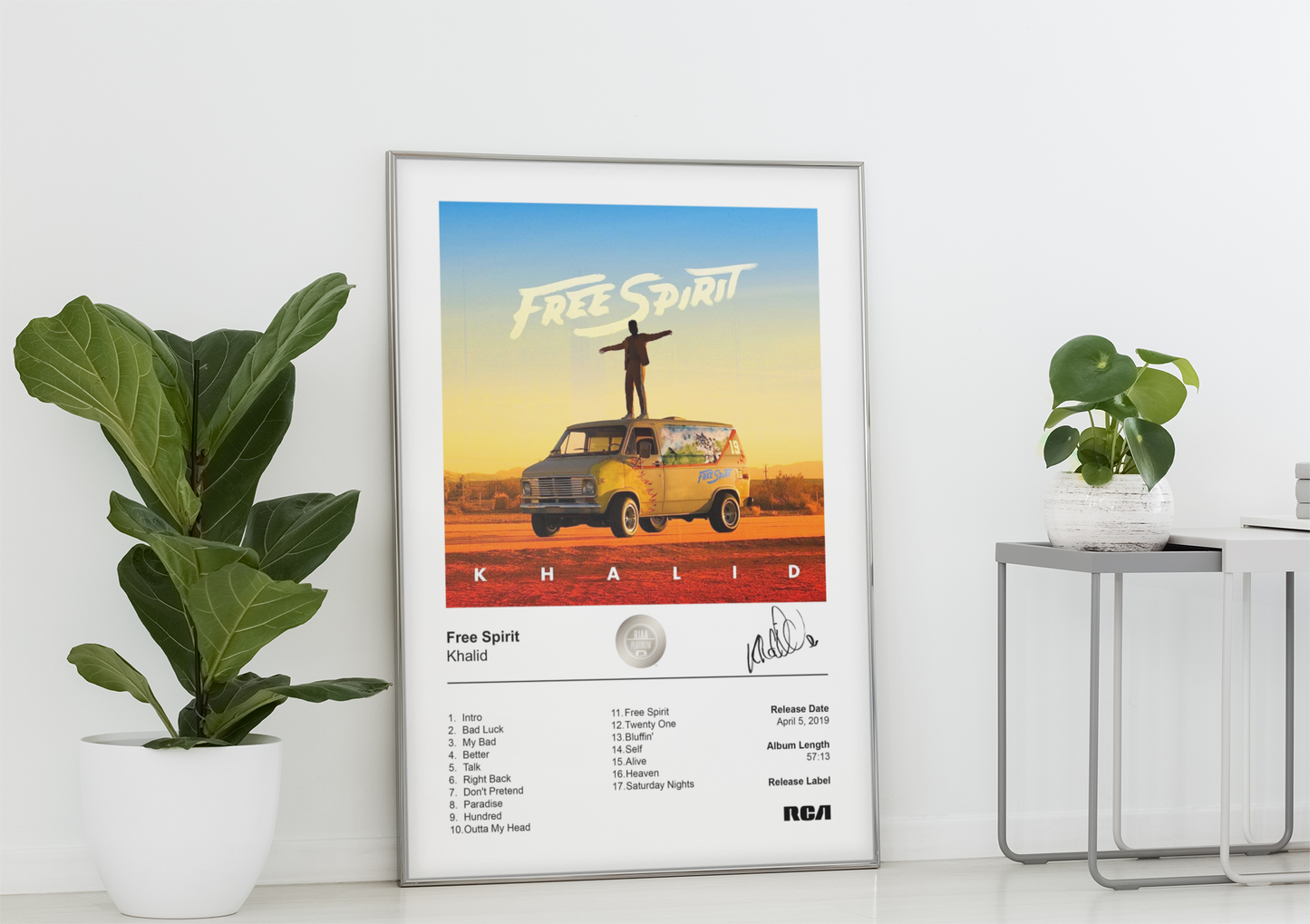 Khalid Poster - Free Spirit Album Cover Poster Print