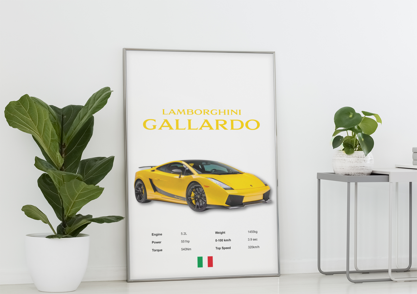 Lamborghini Gallardo Poster Print
