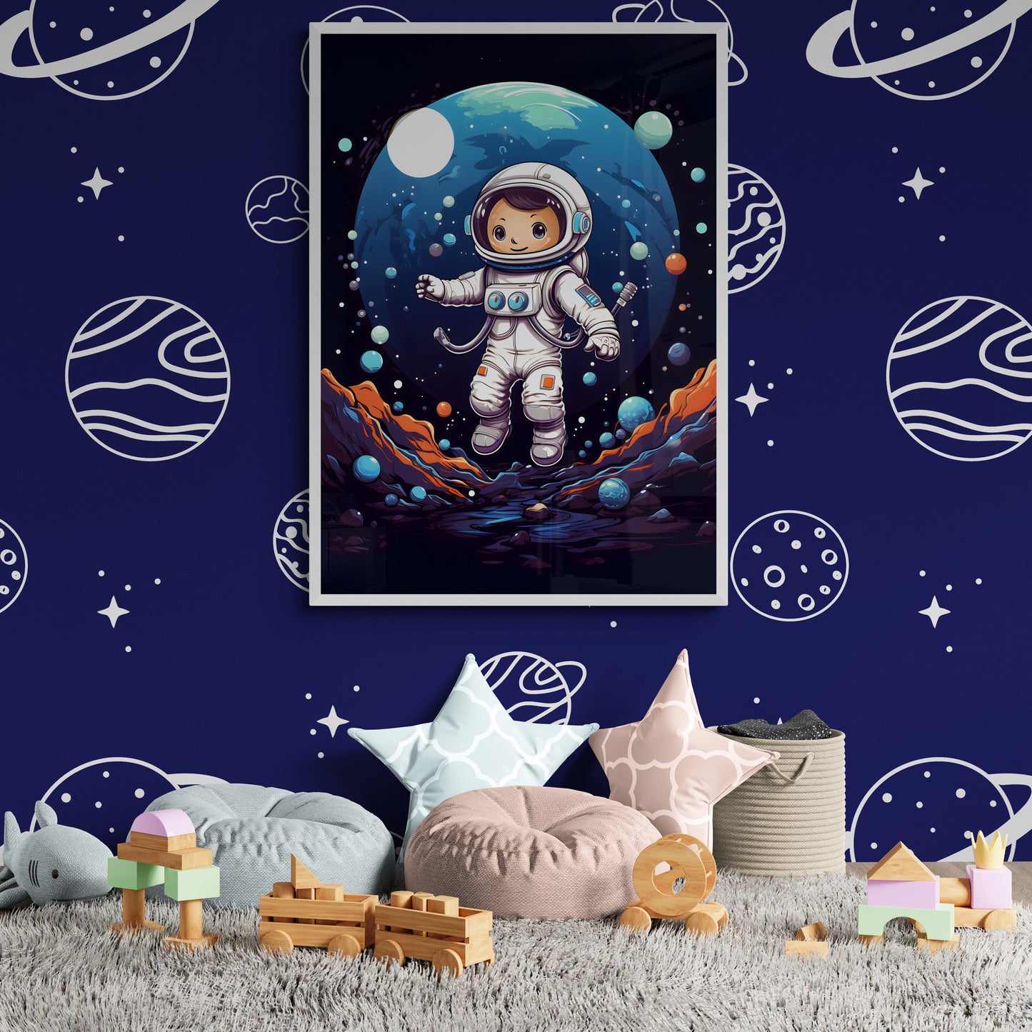 Cosmic Kid Poster Print