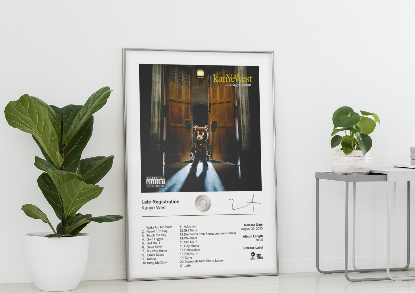 Kanye West Poster - Late Registration Album Cover Poster Print