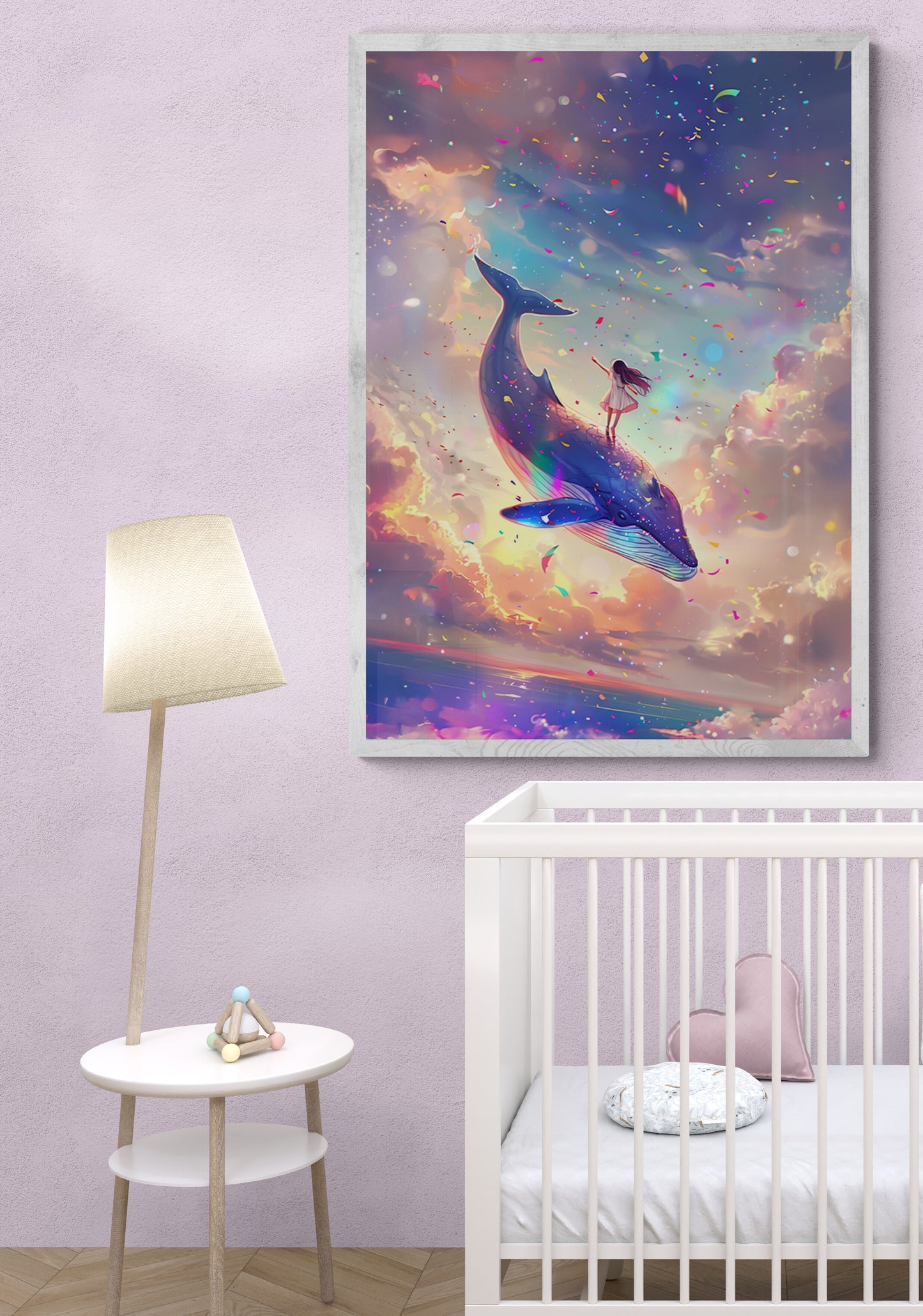 Confetti Clouds and Gentle Giants Poster Print