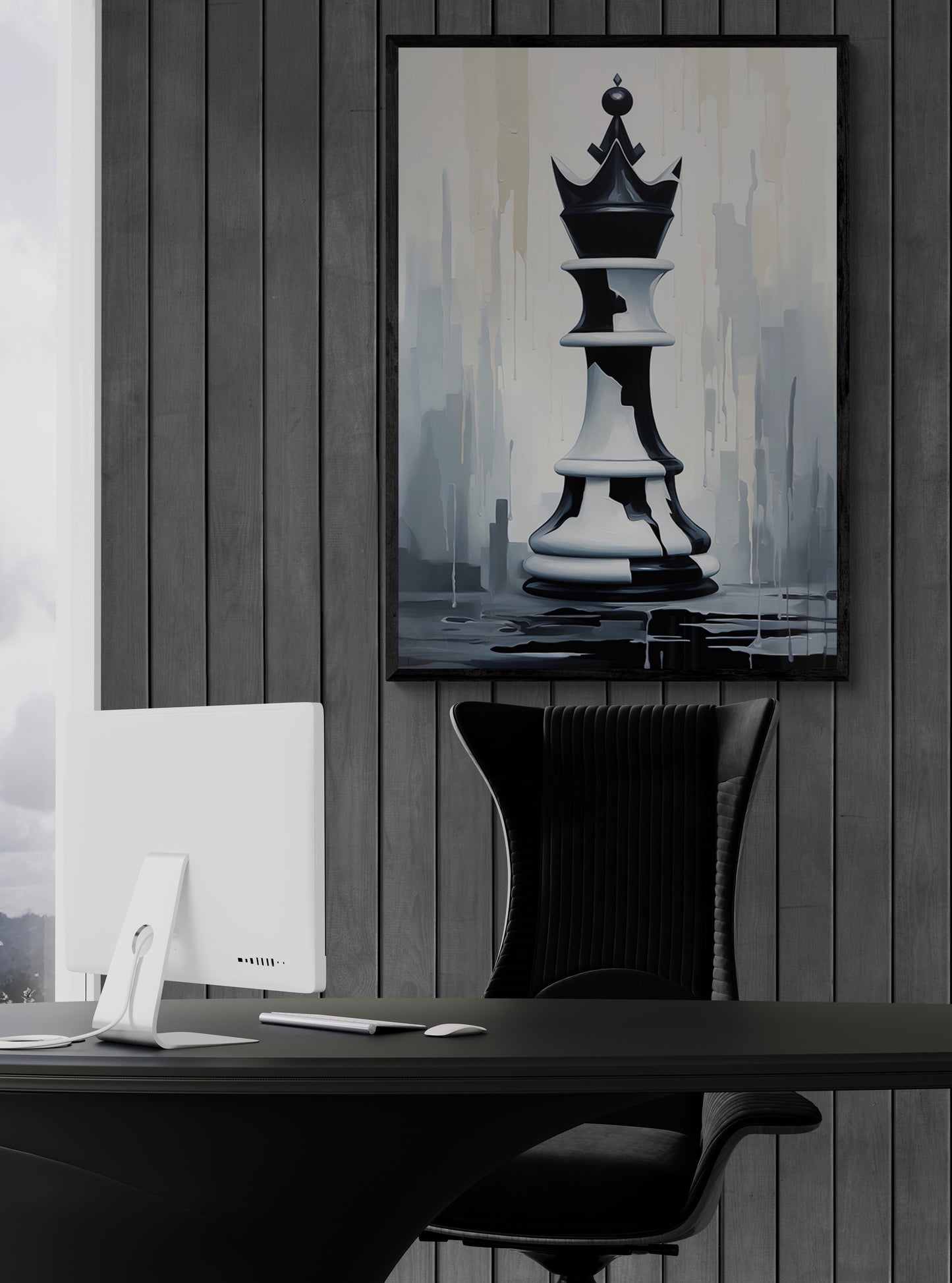 Chess King – Motivational Poster Print, Entrepreneur Success Wall Art, Available Framed