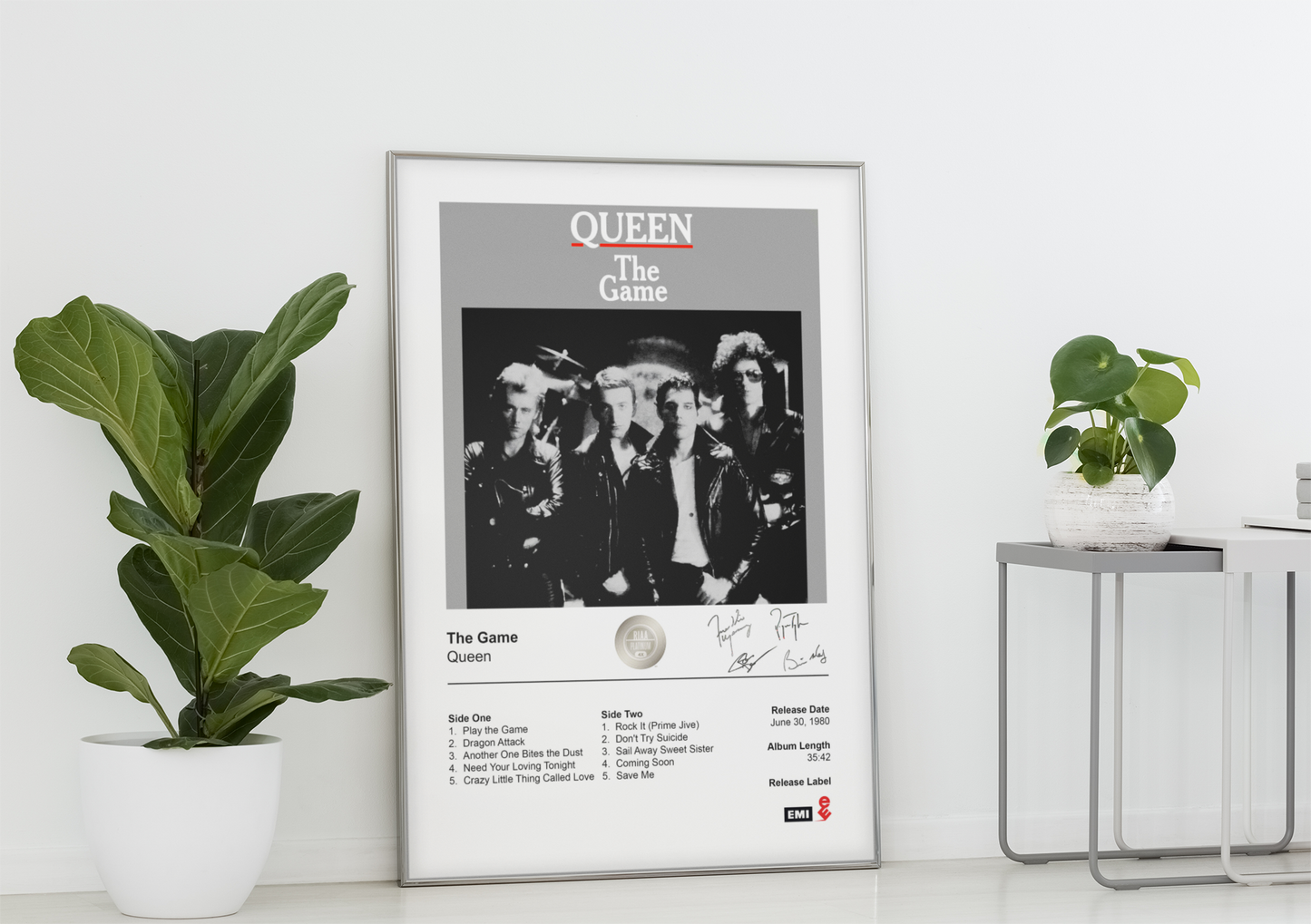 Queen Poster - The Game Album Cover Poster Print
