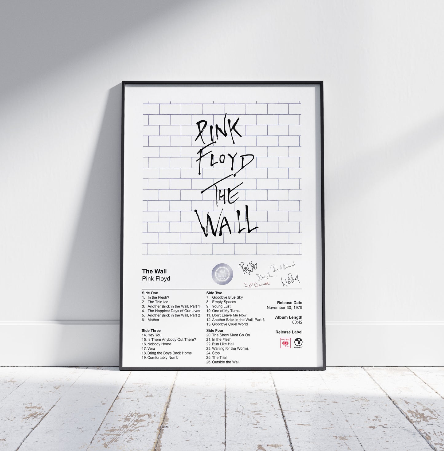 Pink Floyd Poster - The Wall Album Cover Poster Print