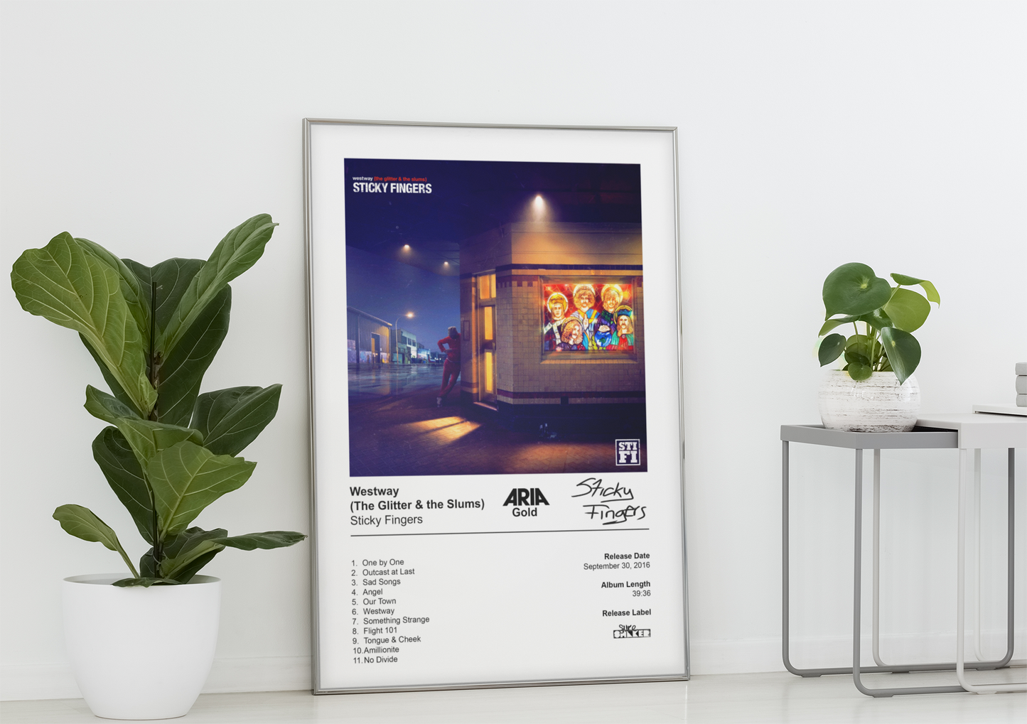 Sticky Fingers Poster - Westway (The Glitter & the Slums) Album Cover Poster Print