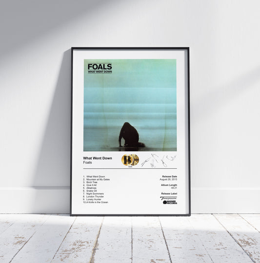 Foals Poster - What Went Down Album Cover Poster Print