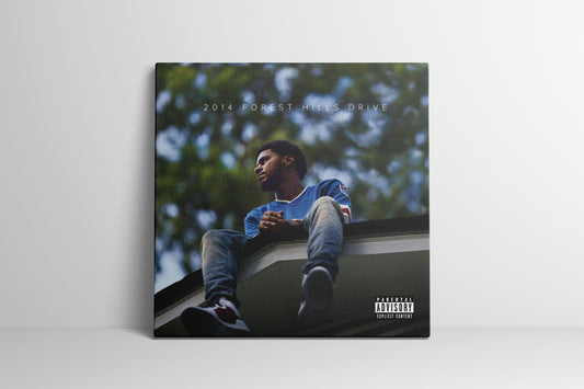 J. Cole Canvas - 2014 Forest Hills Drive Album Cover Wrapped Canvas