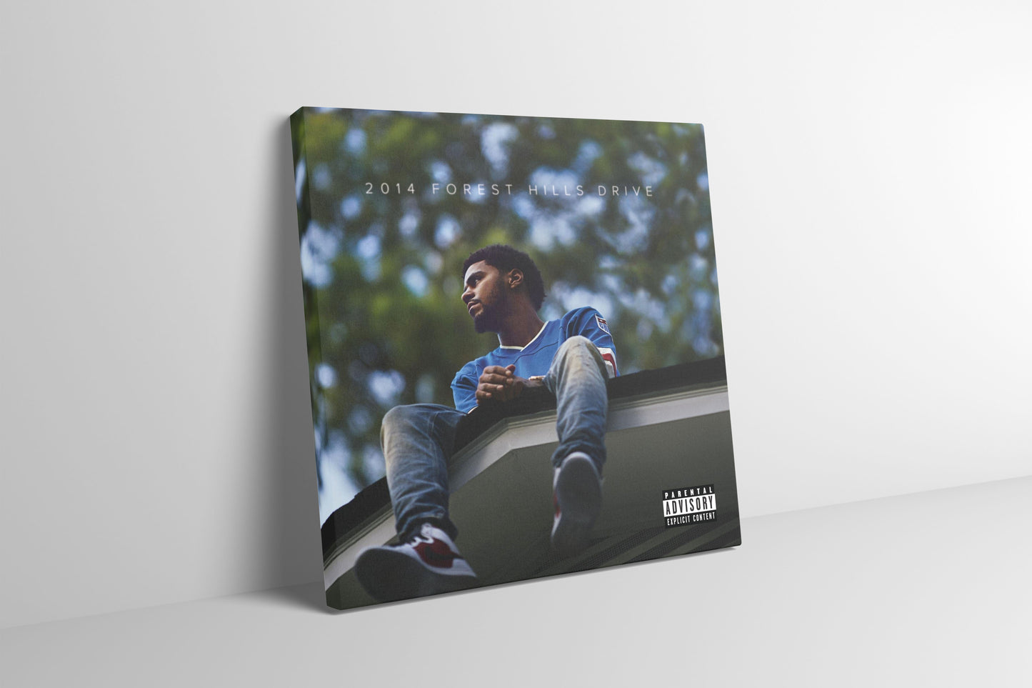 J. Cole Canvas - 2014 Forest Hills Drive Album Cover Wrapped Canvas