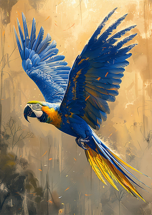 Azure Ascension Poster Print