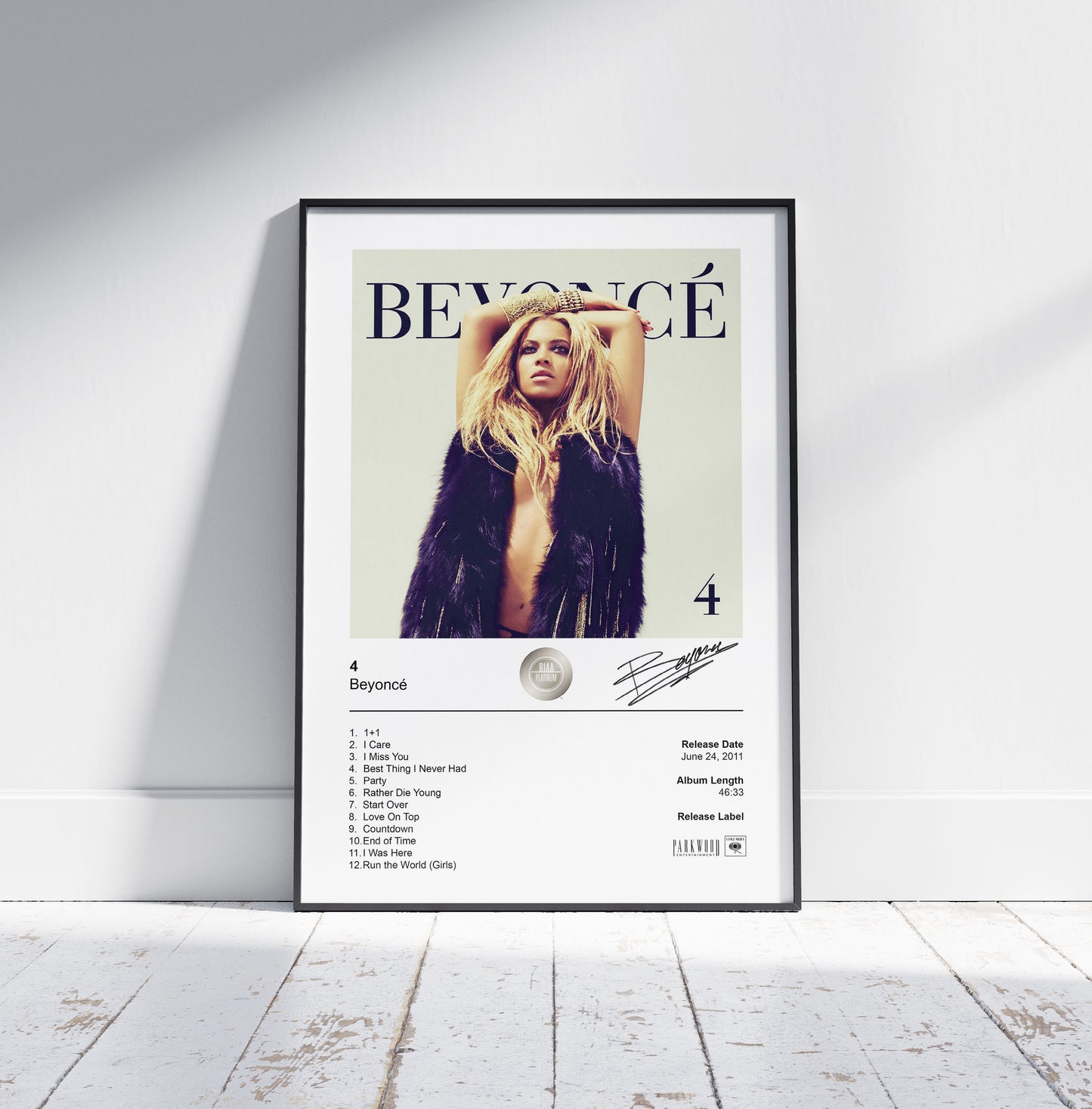 Beyoncé Poster - 4 Album Cover Poster Print