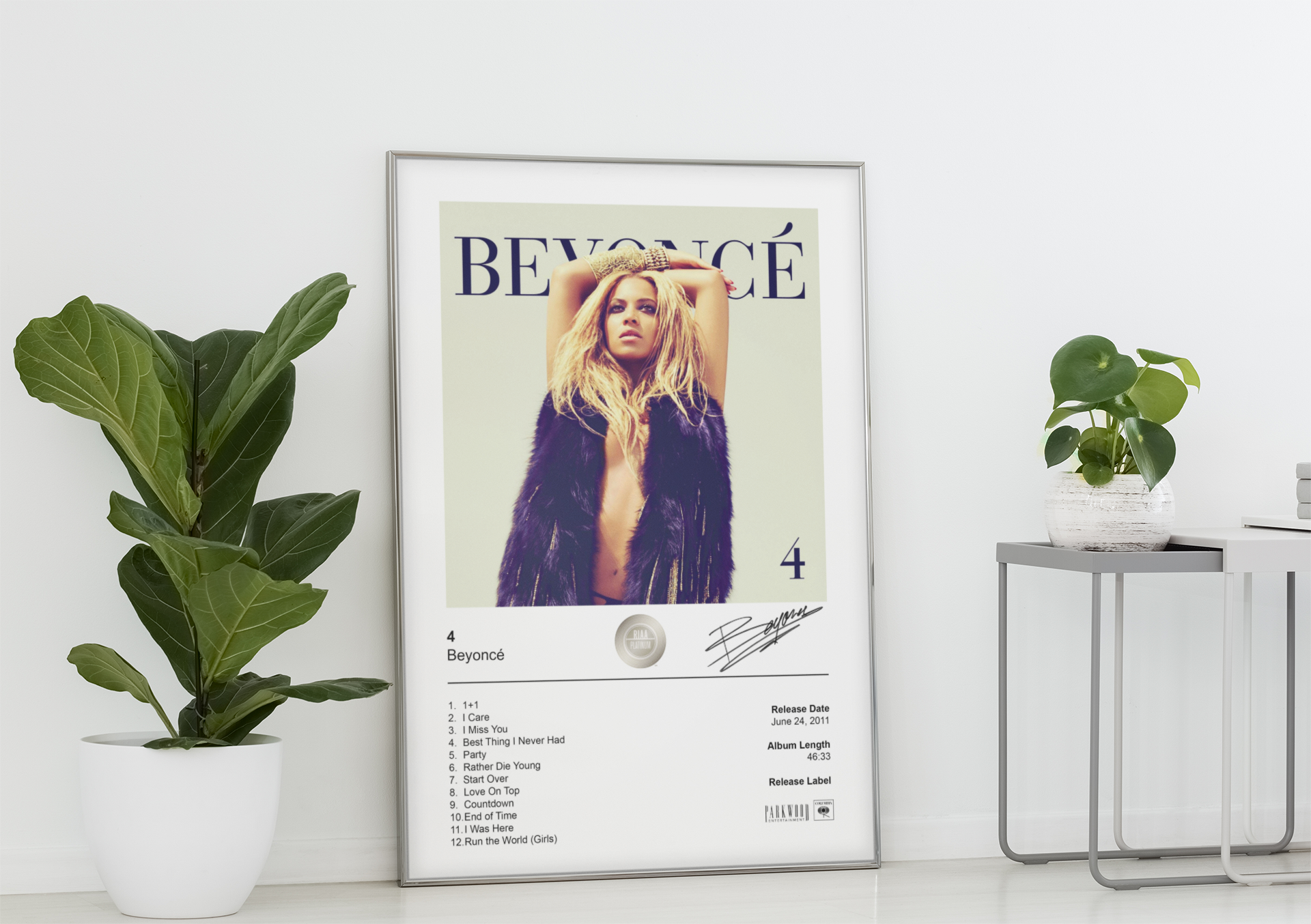 Beyoncé Poster - 4 Album Cover Poster Print – Ink and Canvas Creation