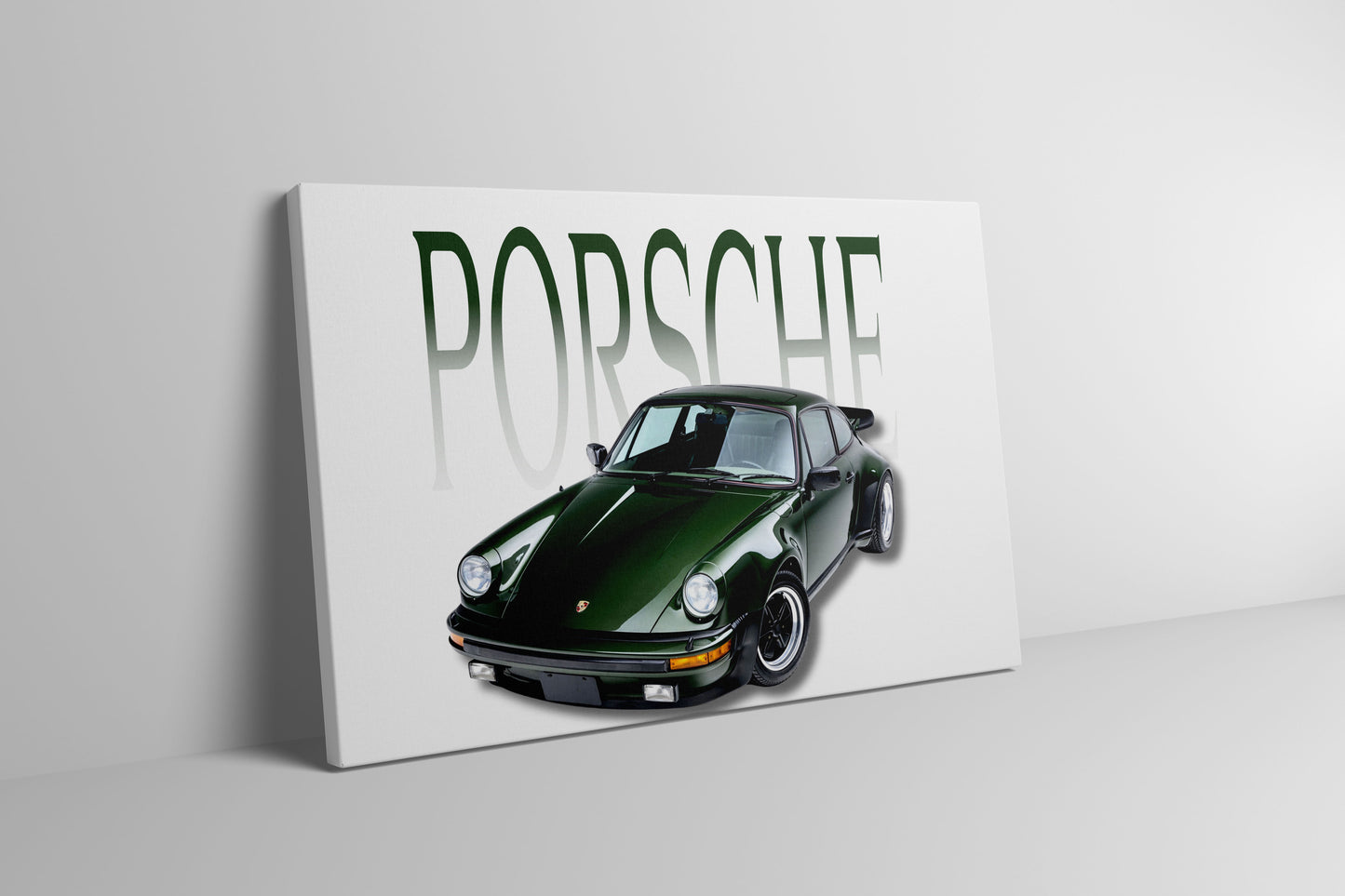 Porsche 930 Wrapped Canvas