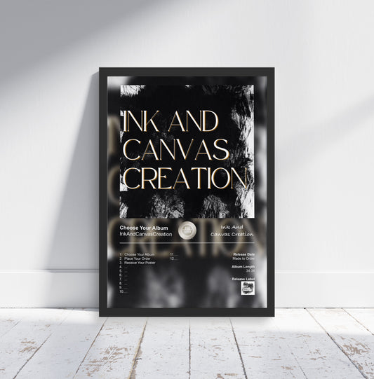 Choose Your Own Album Poster - STUDIO EDITION - Any Album Cover Poster Print - Custom Music Poster Print