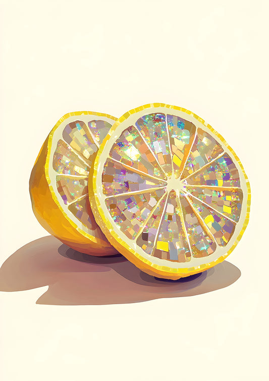 Lemon Drop Disco Poster Print