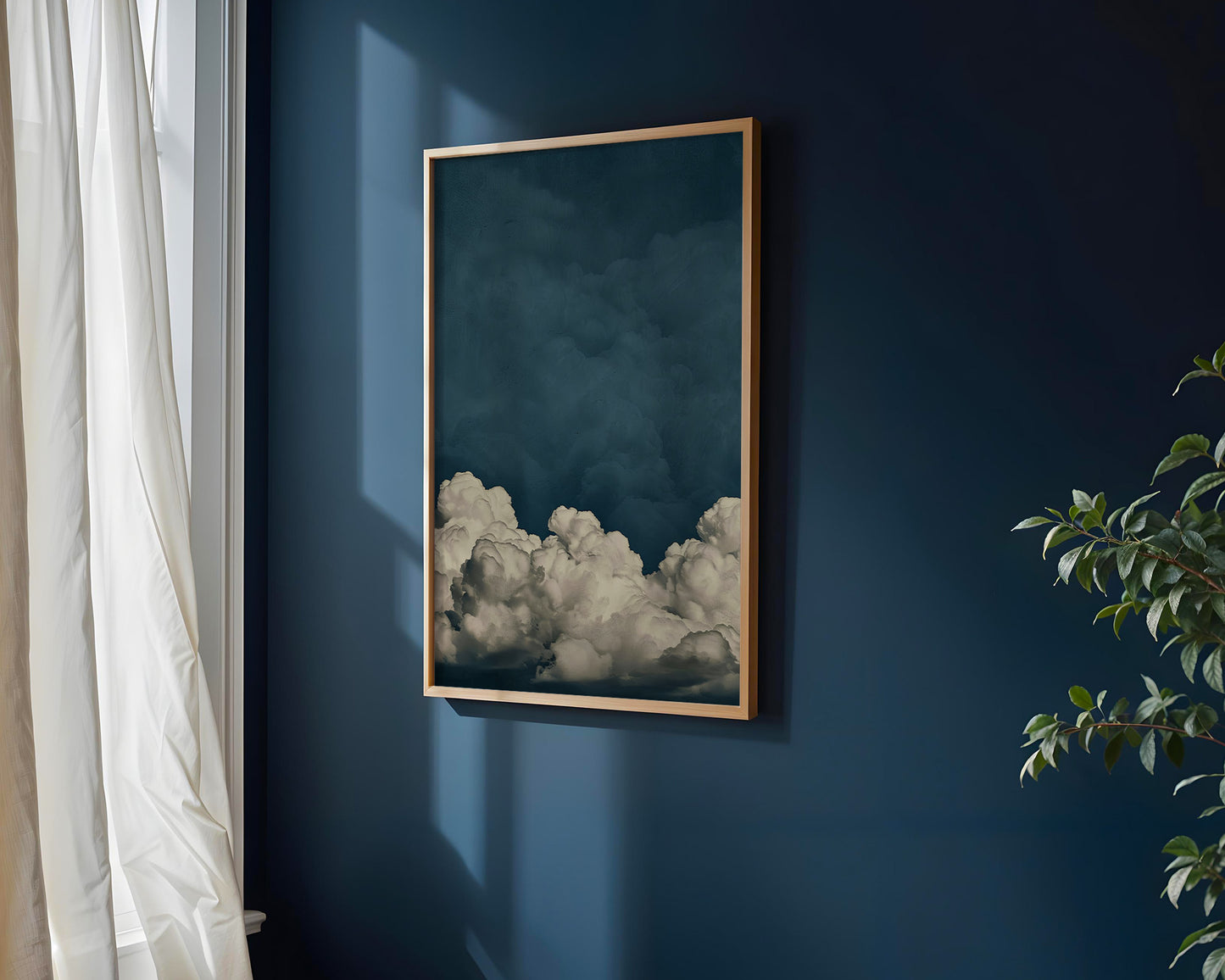 Between Sky and Silence II – Abstract Wall Art Poster Print, Bold Modern Minimalist Design, Available Framed