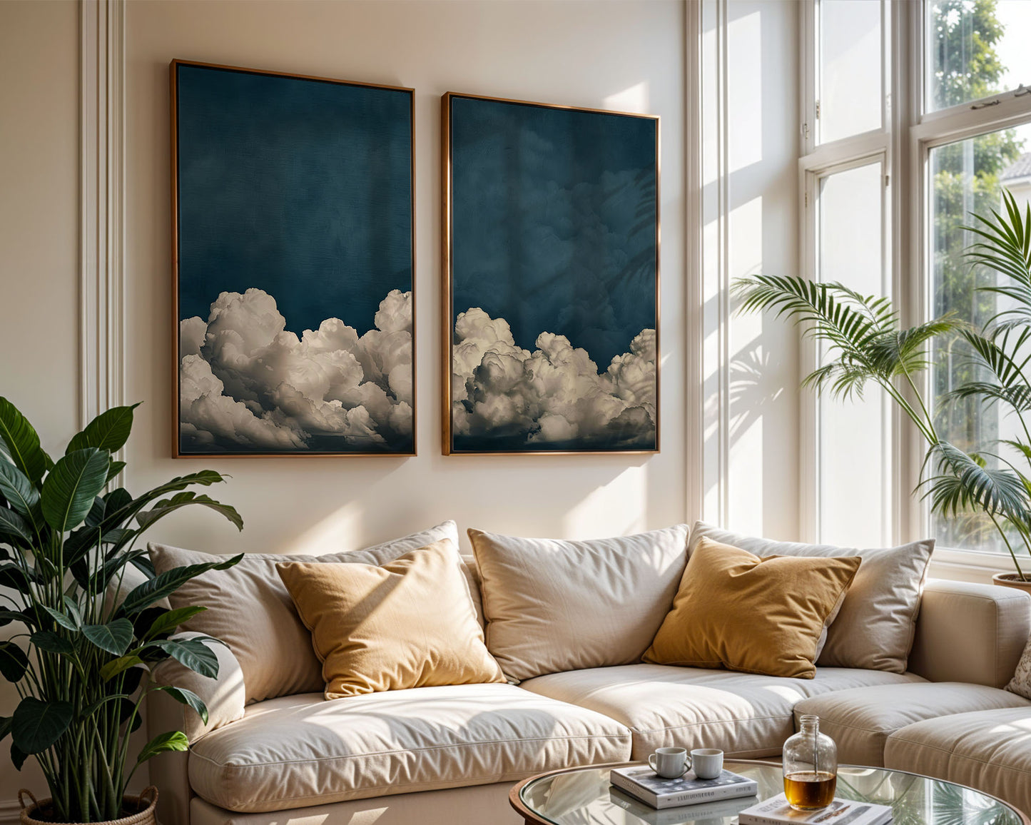 Between Sky and Silence II – Abstract Wall Art Poster Print, Bold Modern Minimalist Design, Available Framed