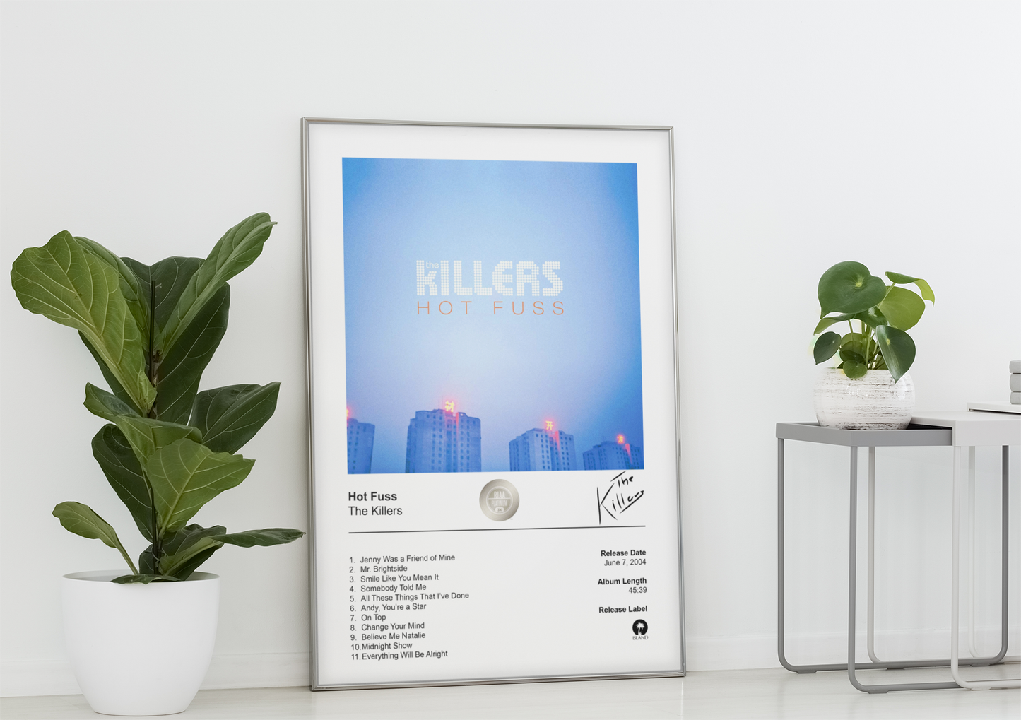 The Killers Poster - Hot Fuss Album Cover Poster Print