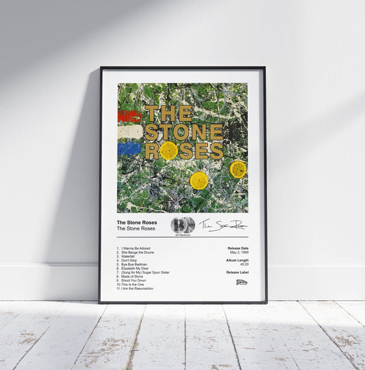 The Stone Roses Poster - The Stone Roses Album Cover Poster Print