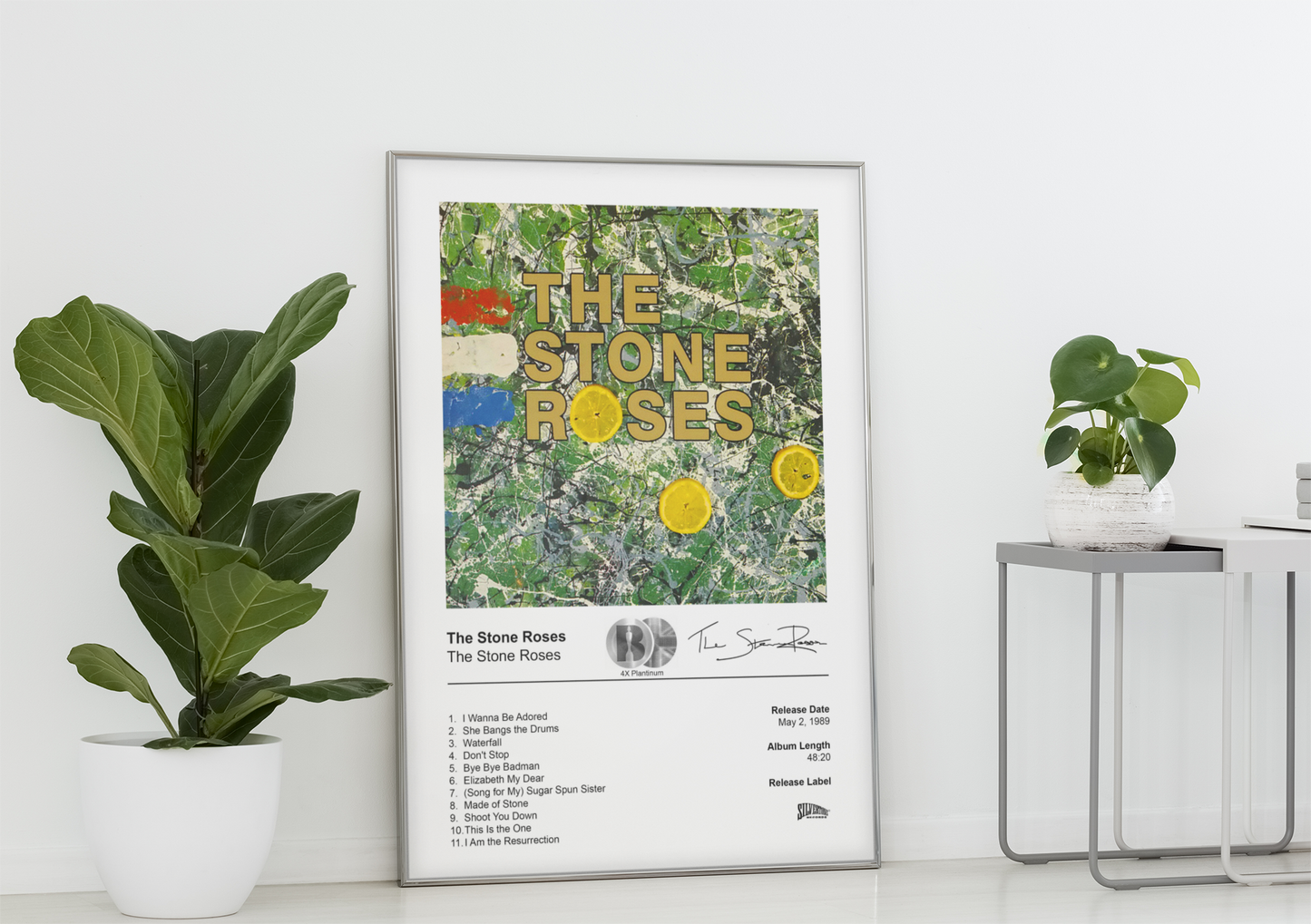 The Stone Roses Poster - The Stone Roses Album Cover Poster Print