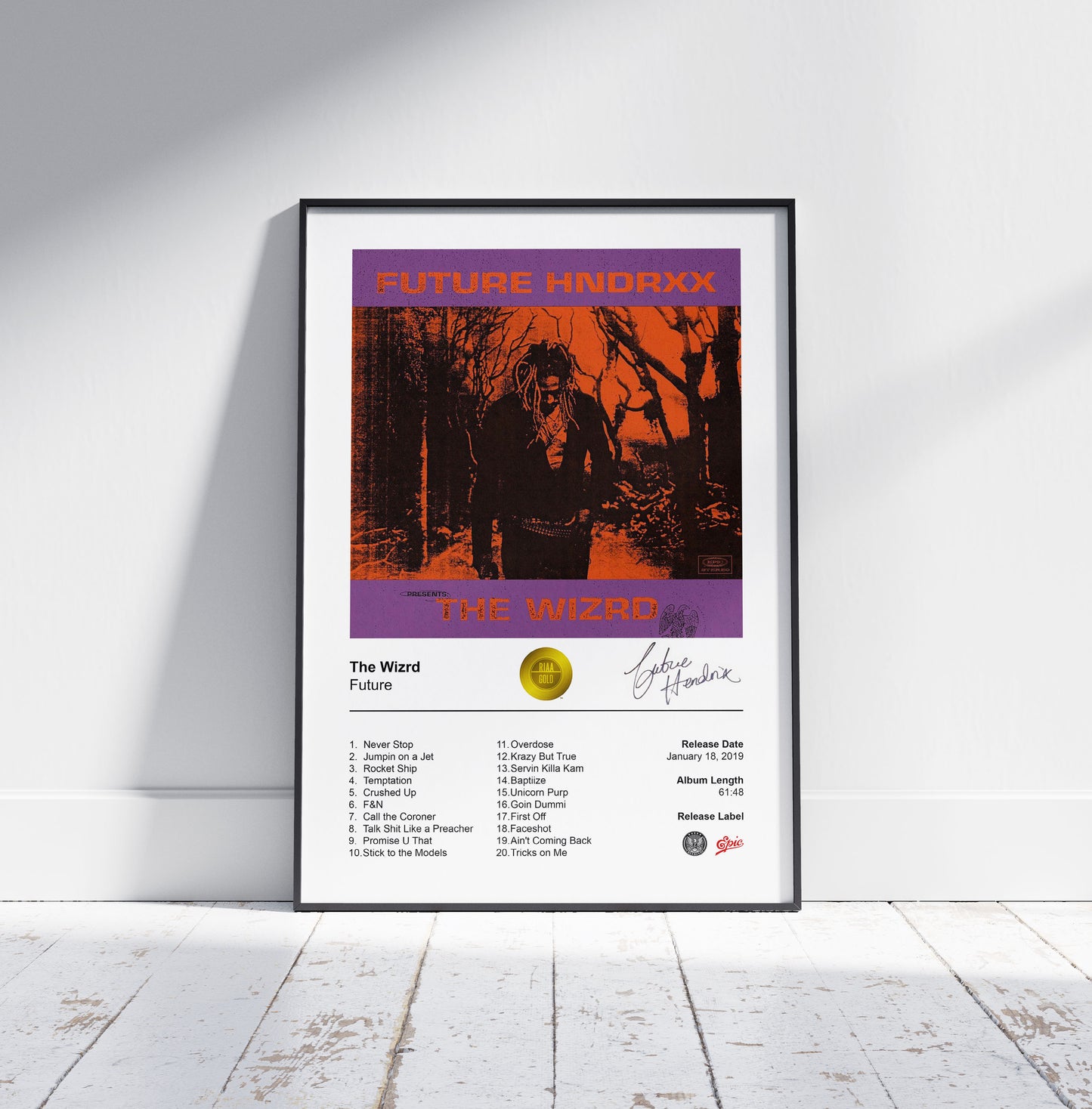 Future Poster - The Wizrd Album Cover Poster Print