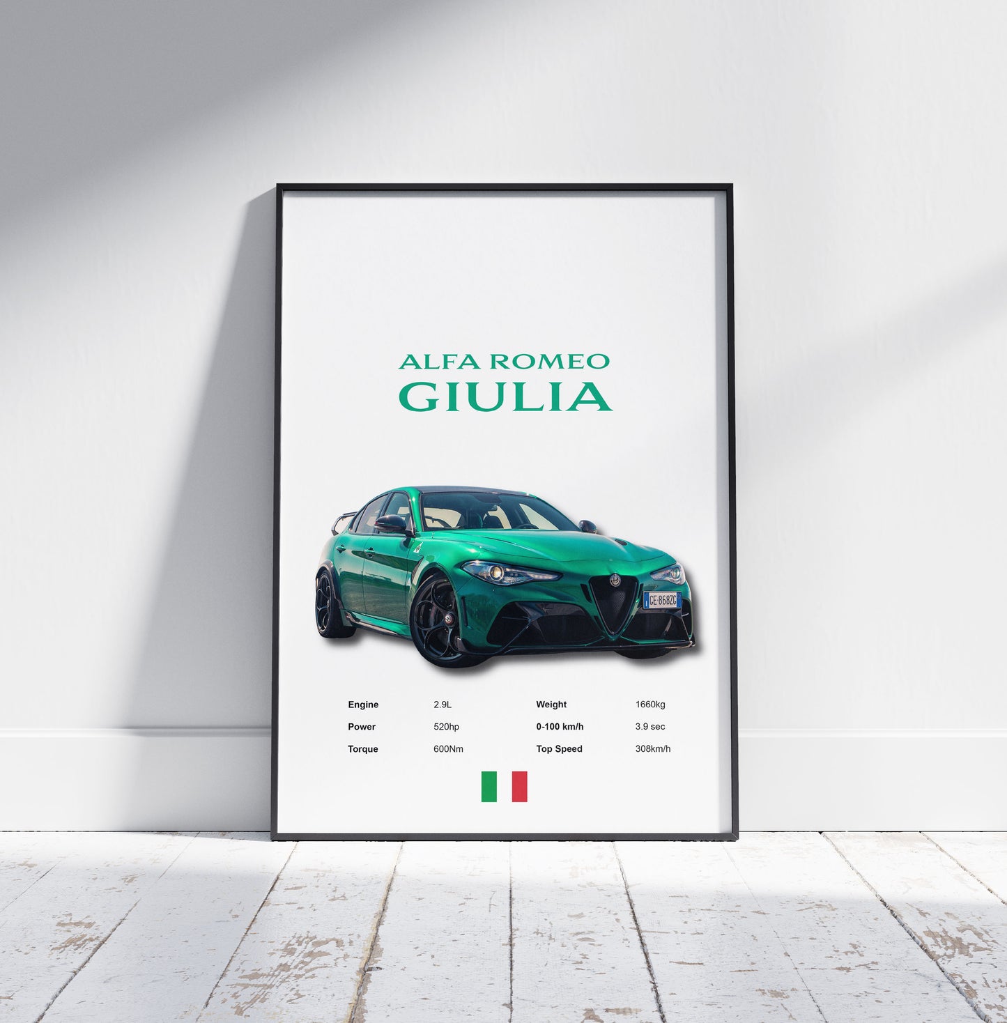 Alfa Romeo Giulia Poster Print