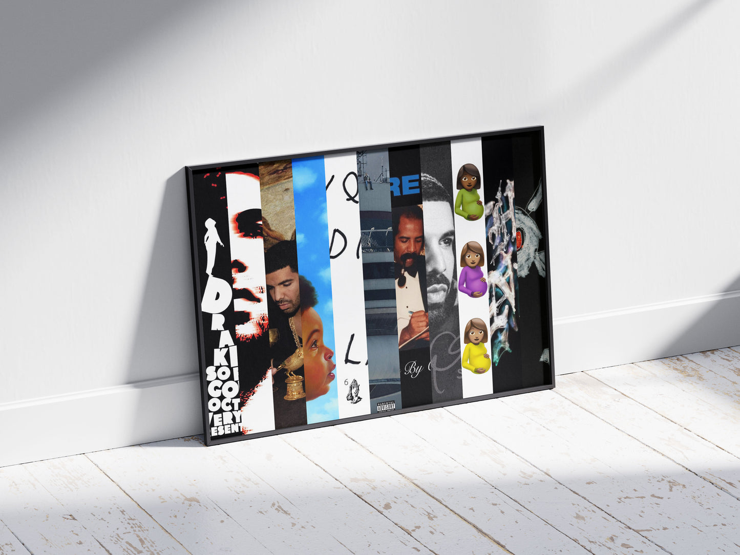 Drake Poster - Drake Album Covers Poster Print