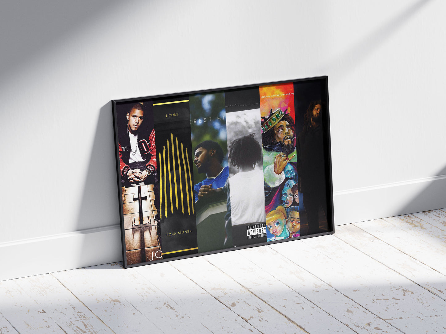 J. Cole Poster - J. Cole Album Covers Poster Print