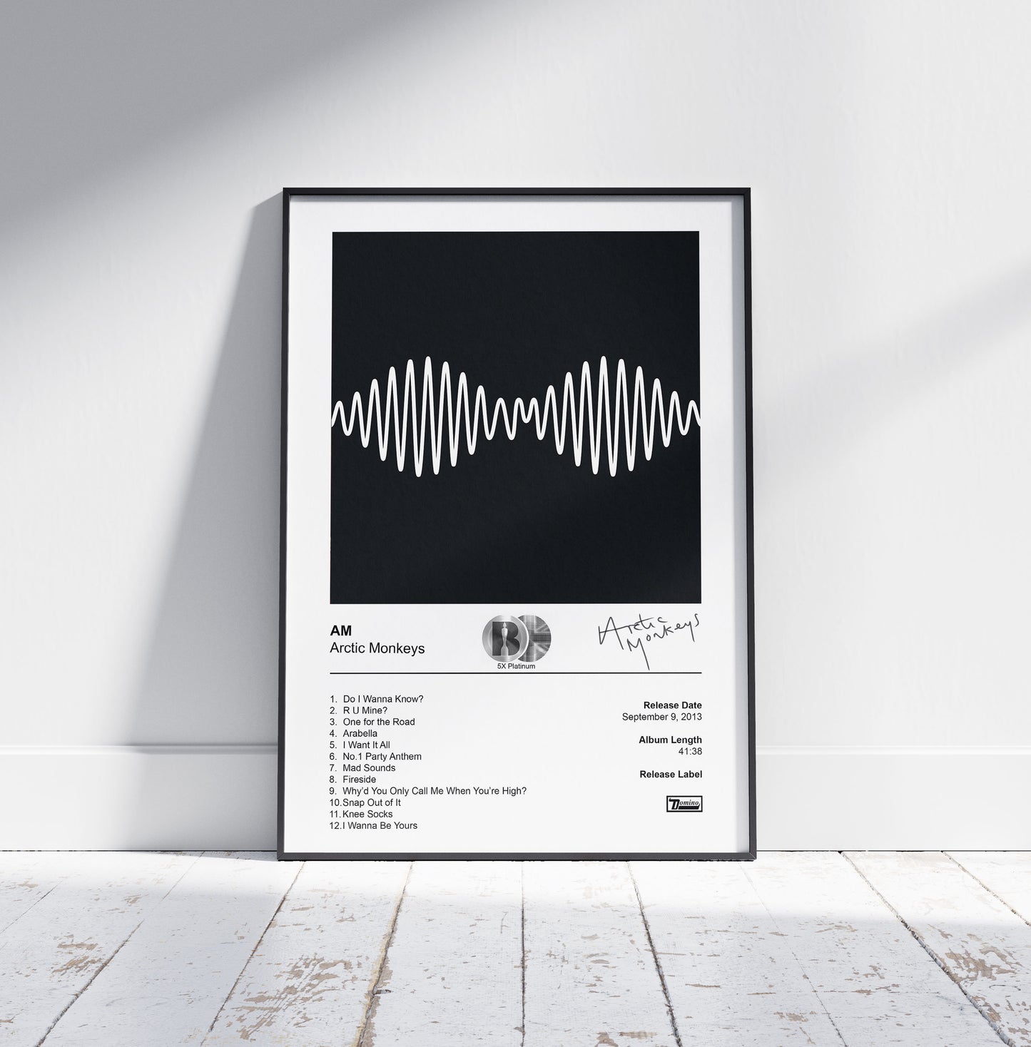 Arctic Monkeys Poster - AM Album Cover Poster Print