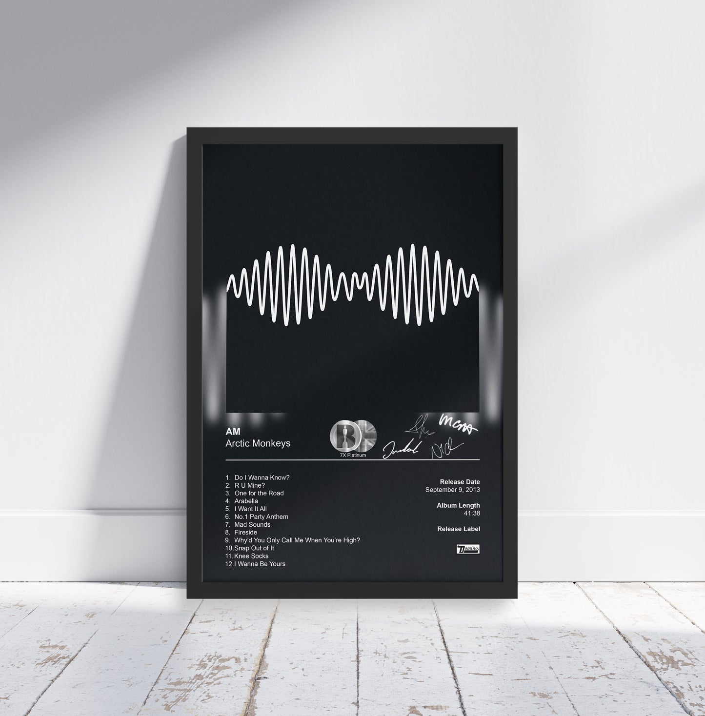 Arctic Monkeys Poster - AM Album Cover Poster Print - STUDIO EDITION