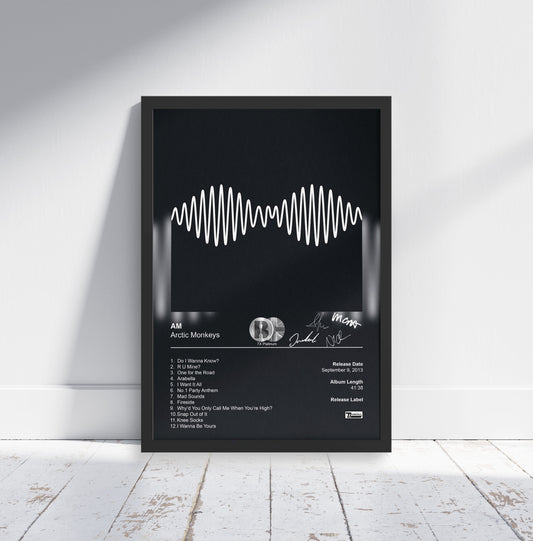 Arctic Monkeys Poster - AM Album Cover Poster Print - STUDIO EDITION