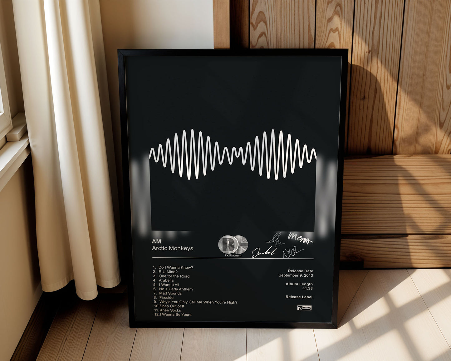 Arctic Monkeys Poster - AM Album Cover Poster Print - STUDIO EDITION