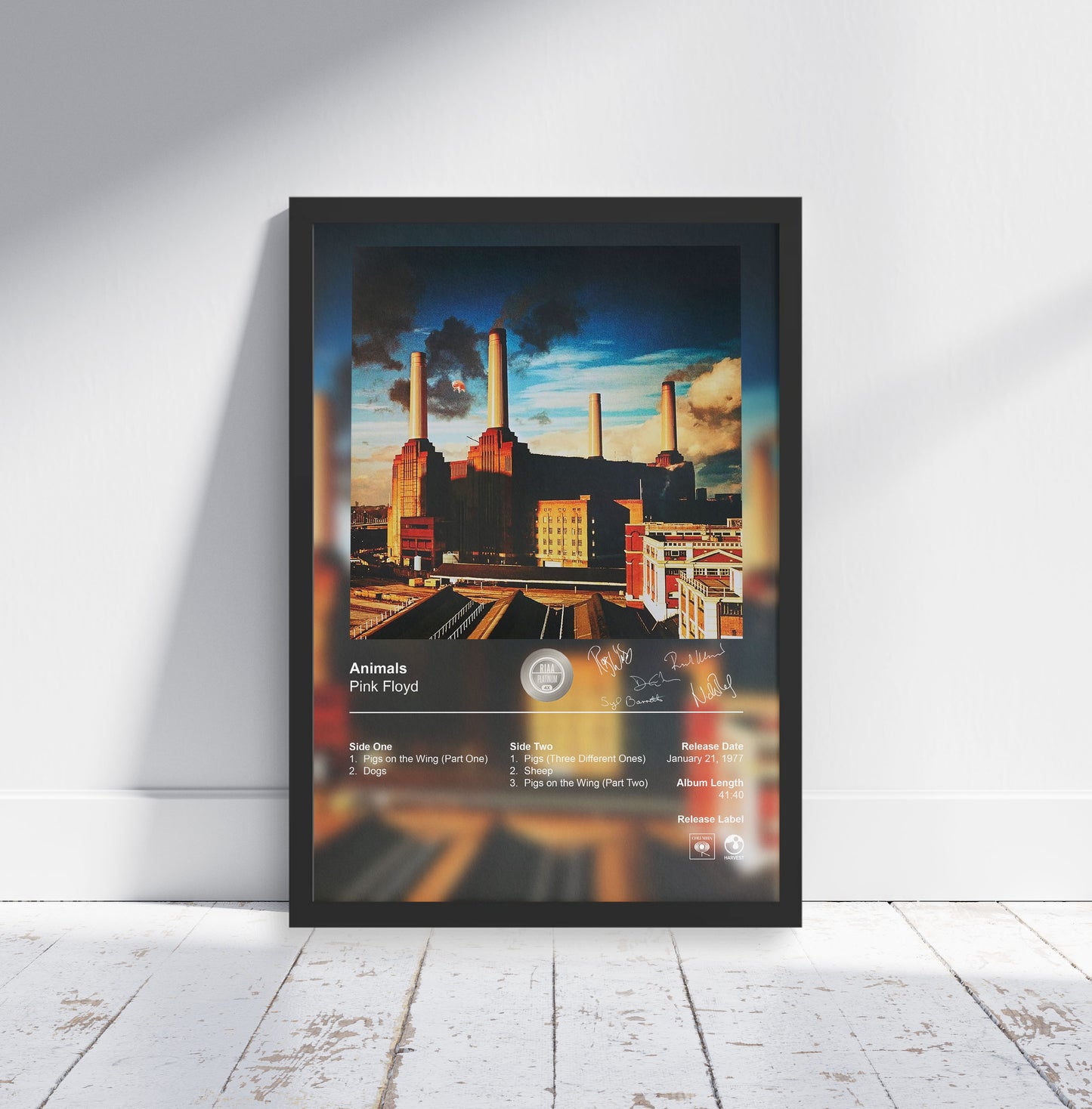 Pink Floyd Poster - Animals Album Cover Poster Print - STUDIO EDITION