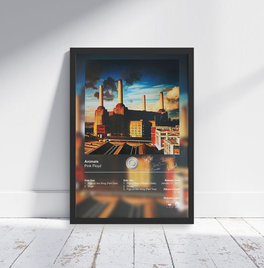 Pink Floyd Poster - Animals Album Cover Poster Print - STUDIO EDITION