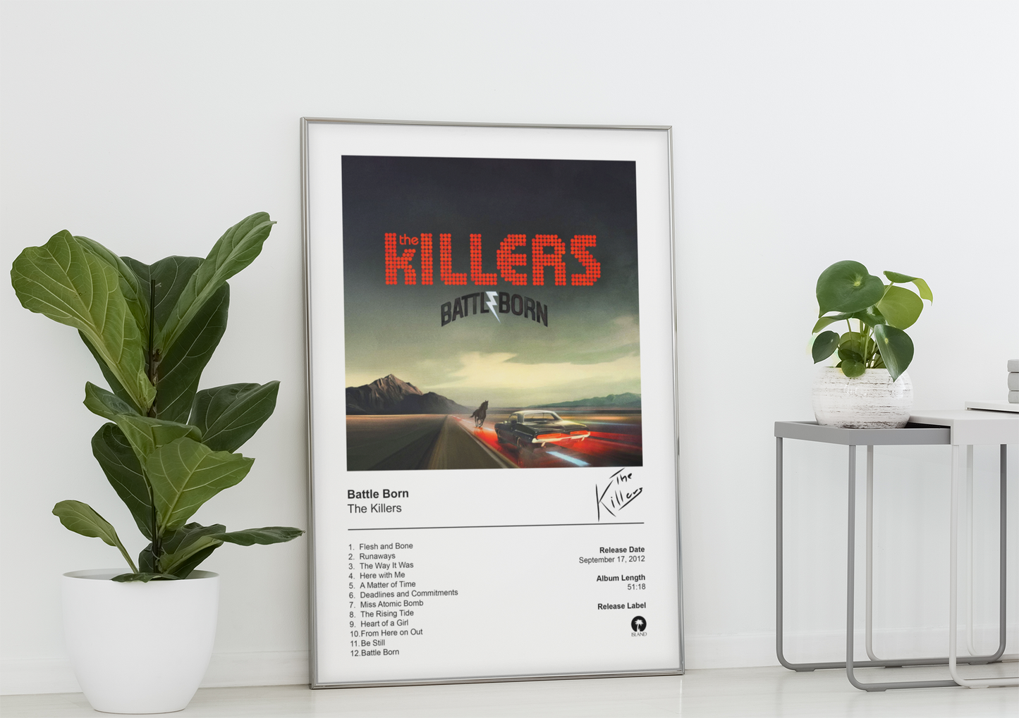 The Killers Poster - Battle Born Album Cover Poster Print