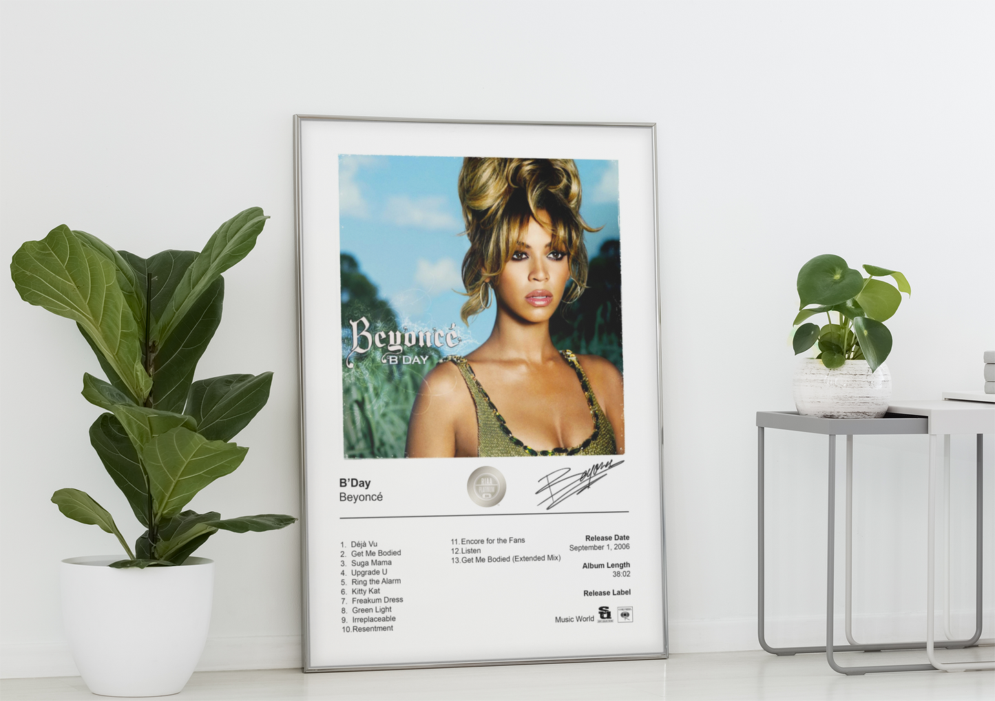 Beyoncé Poster - B'Day Album Cover Poster Print