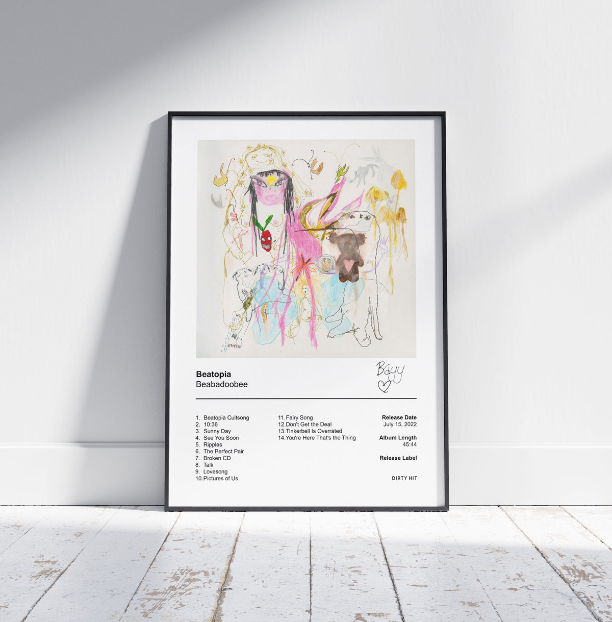 Beatopia Poster Beabadoobee Poster - Beatopia Album Cover Poster Print – Ink and Canvas ...
