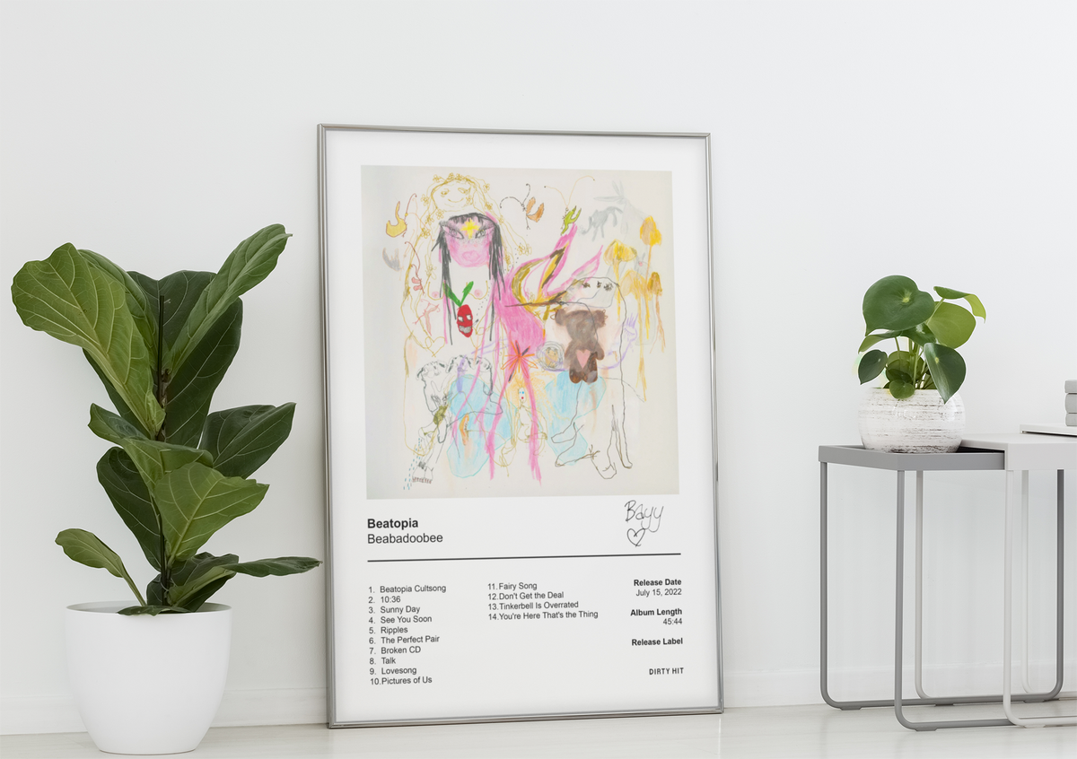 Beatopia Poster Beabadoobee Poster - Beatopia Album Cover Poster Print – Ink and Canvas ...