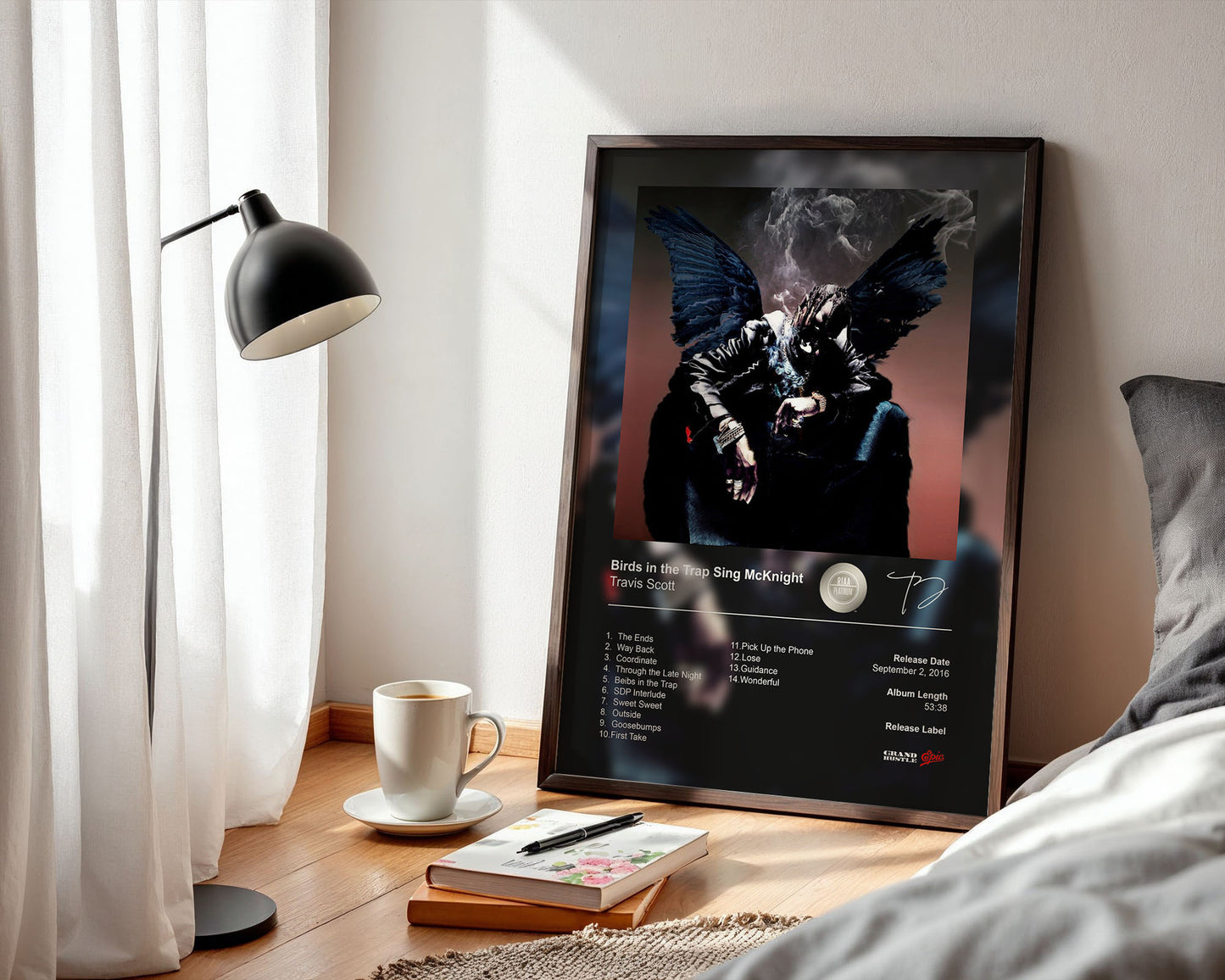 Travis Scott Poster - Birds in the Trap Sing McKnight Album Cover Poster Print - STUDIO EDITION