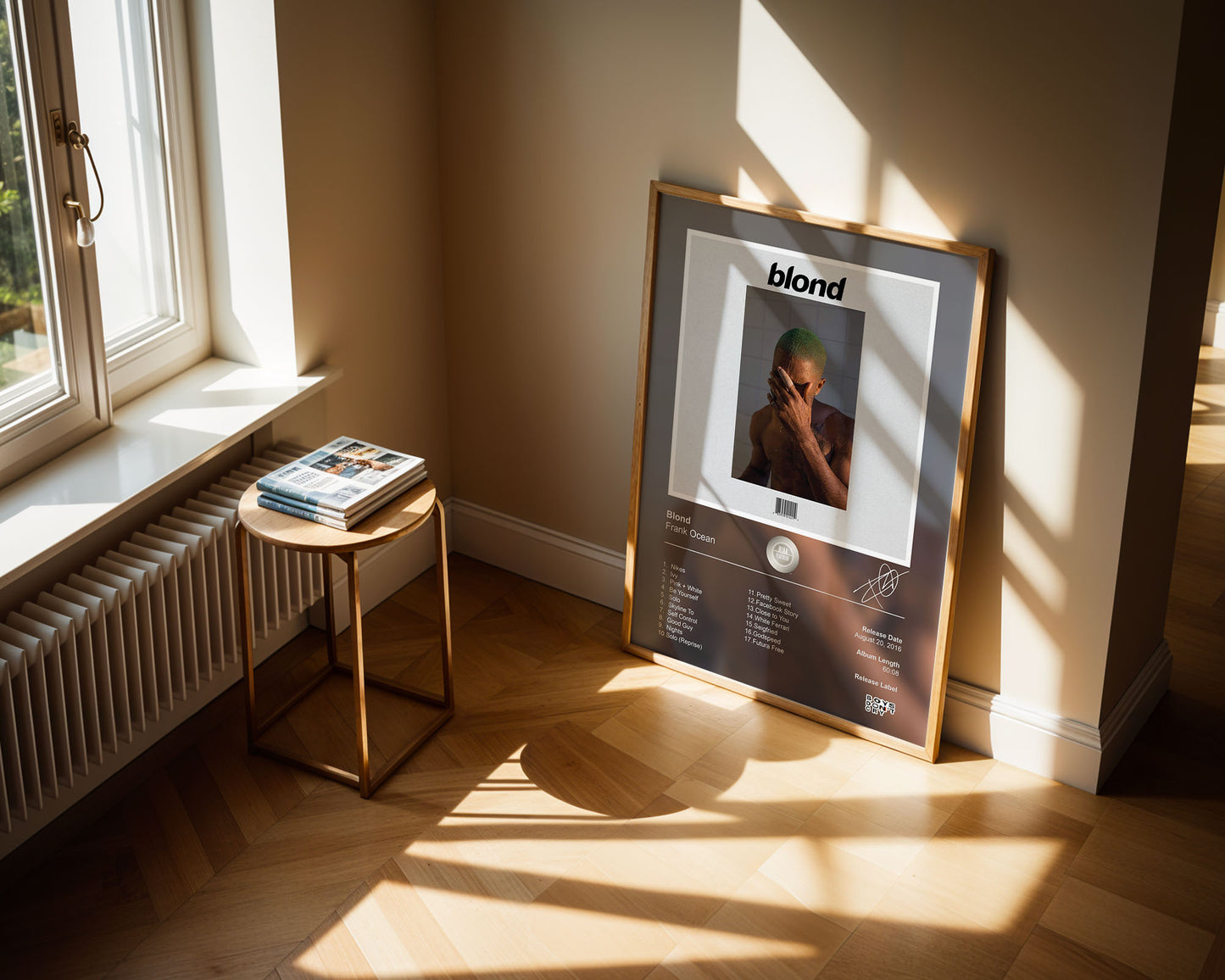 Frank Ocean Poster - Blond Album Cover Poster Print - STUDIO EDITION