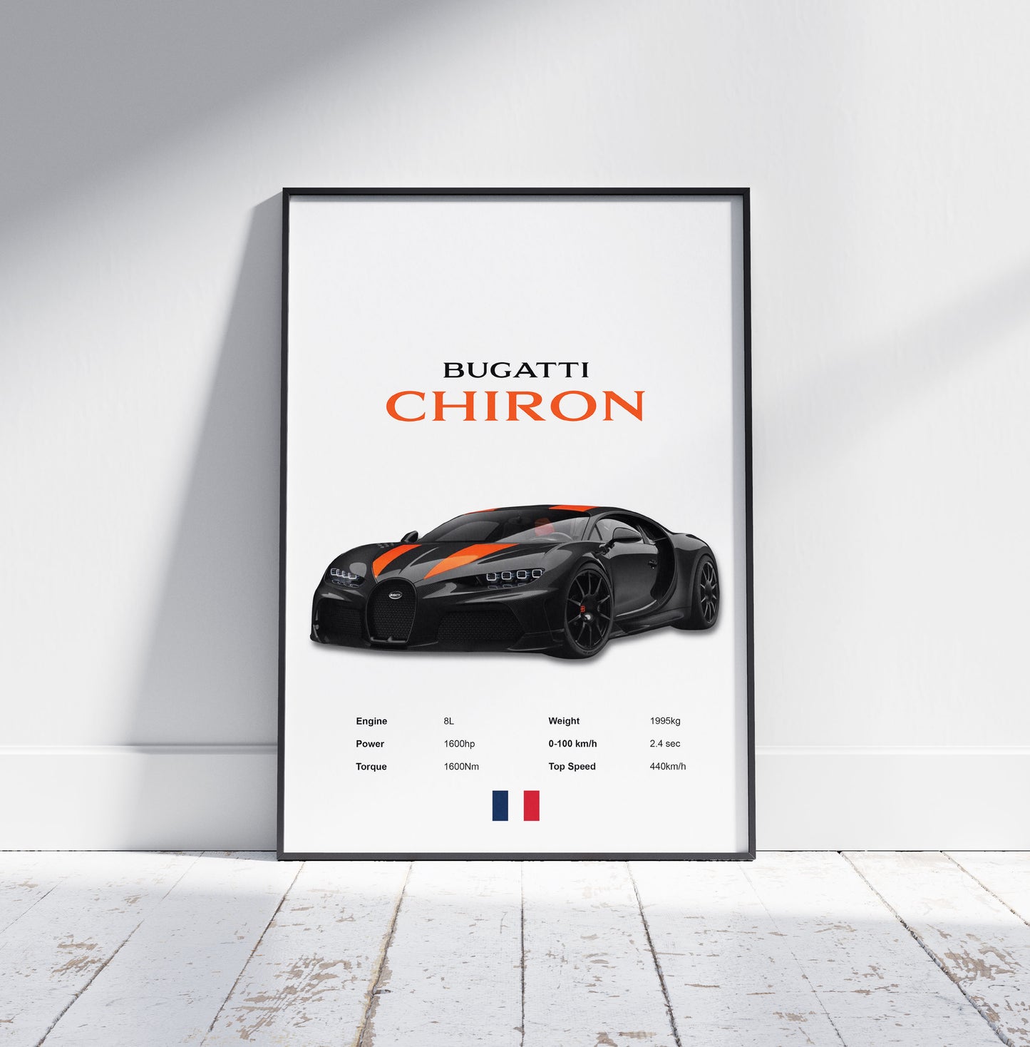 Bugatti Chiron Poster Print